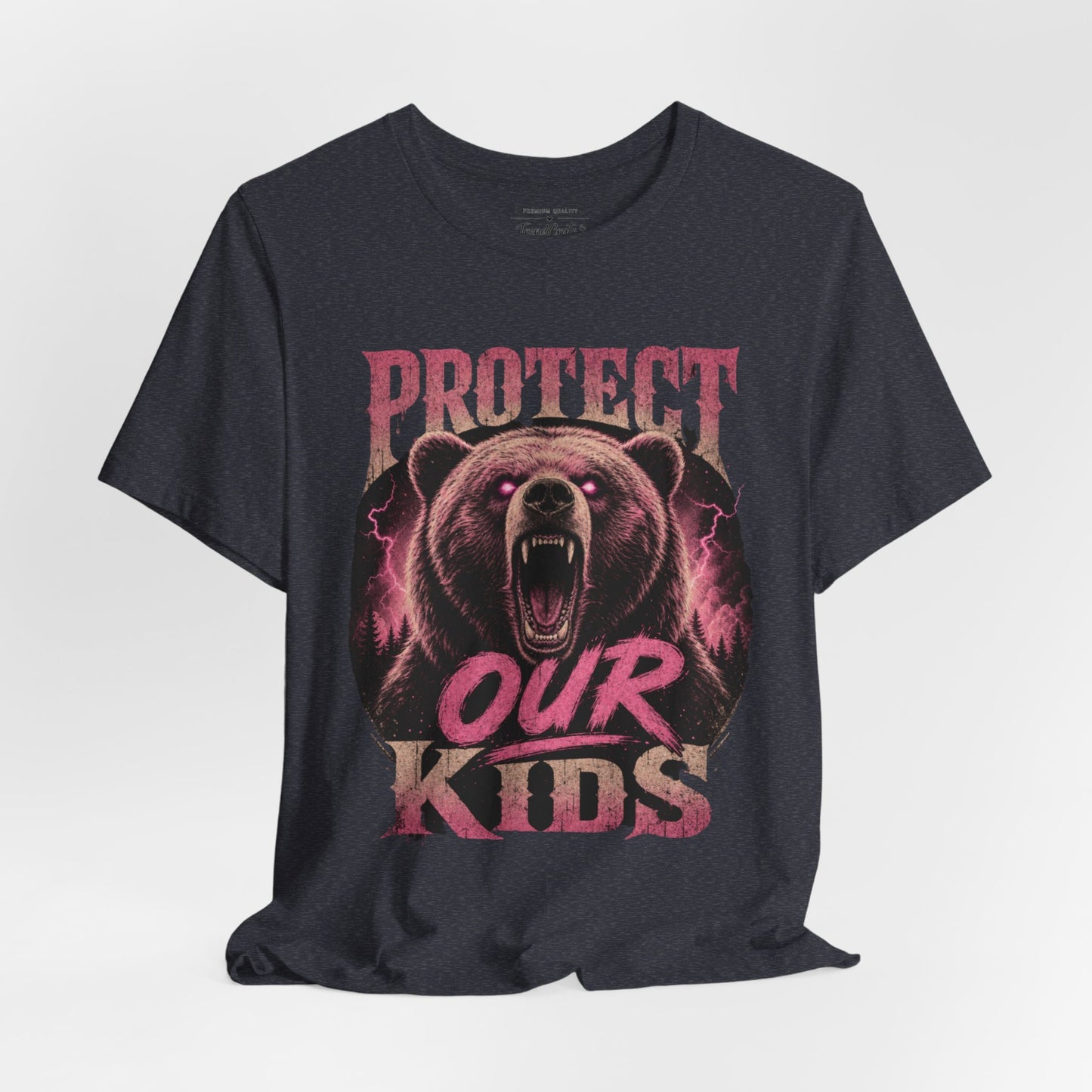Protect Our Kids Bear T-Shirt — Fierce Mom/Dad Child Safety Tee