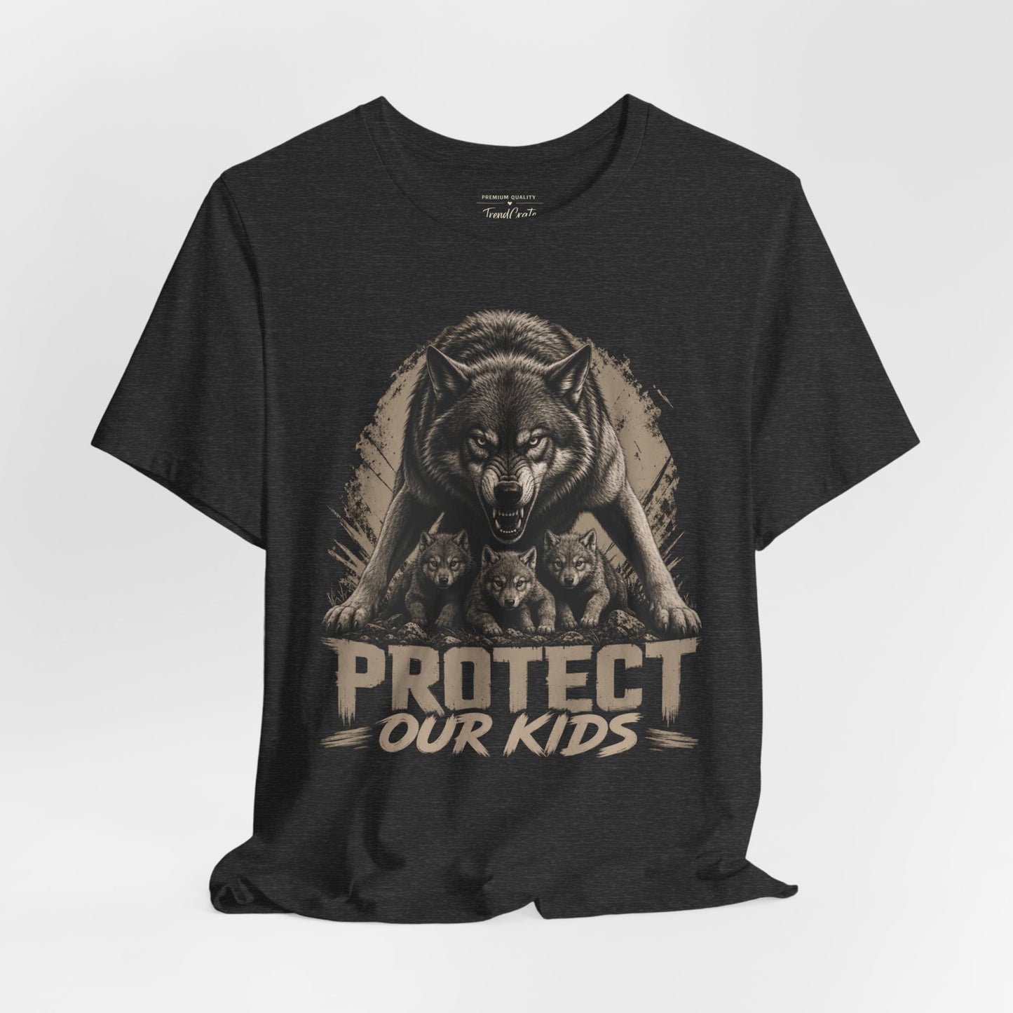 Protect Our Kids T-Shirt — Wolf Pack Family Protection Tee