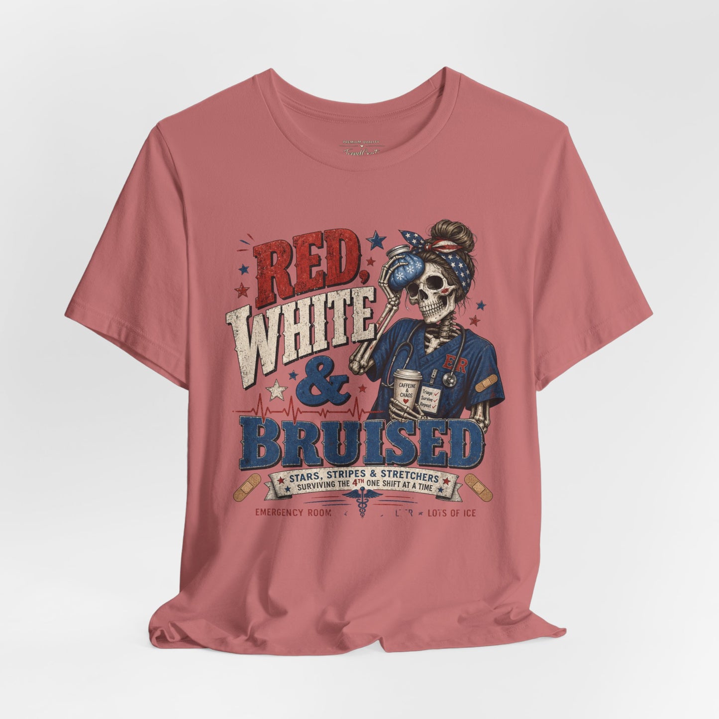 Red White & Bruised Tee