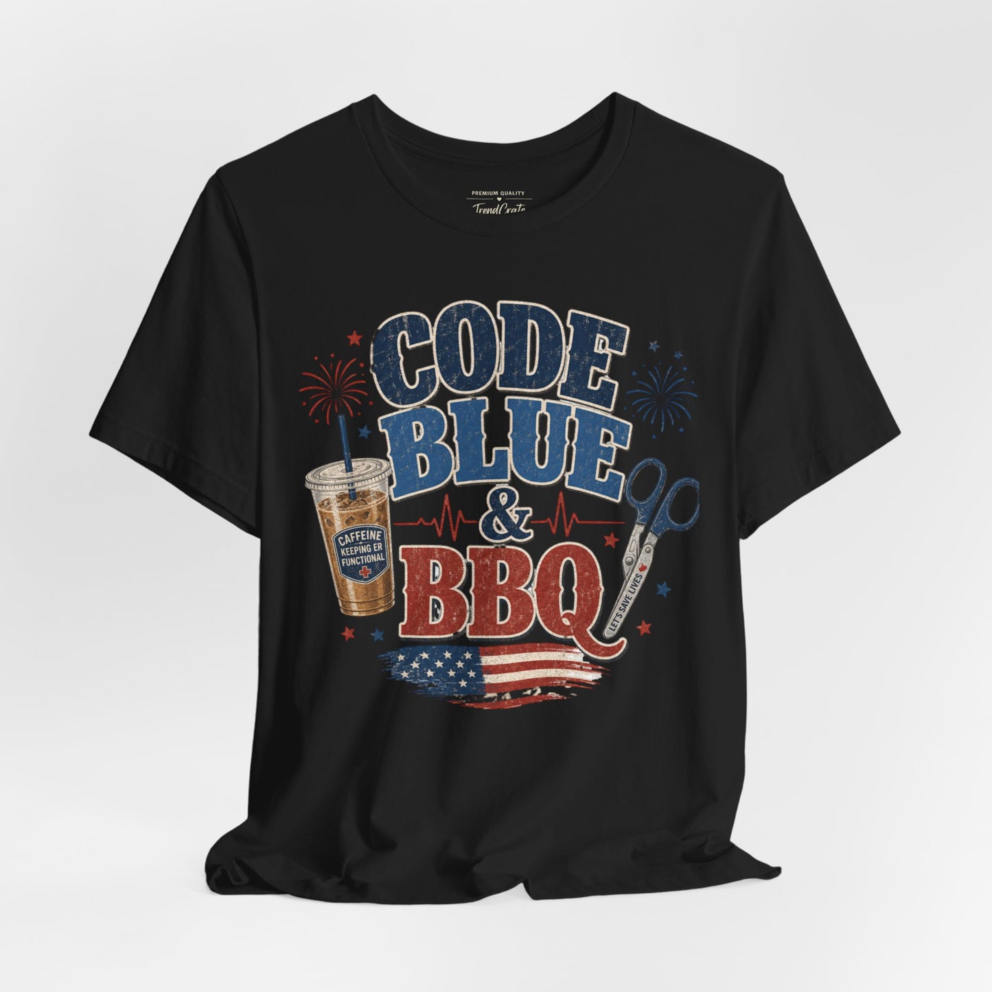 Code Blue & BBQ Tee