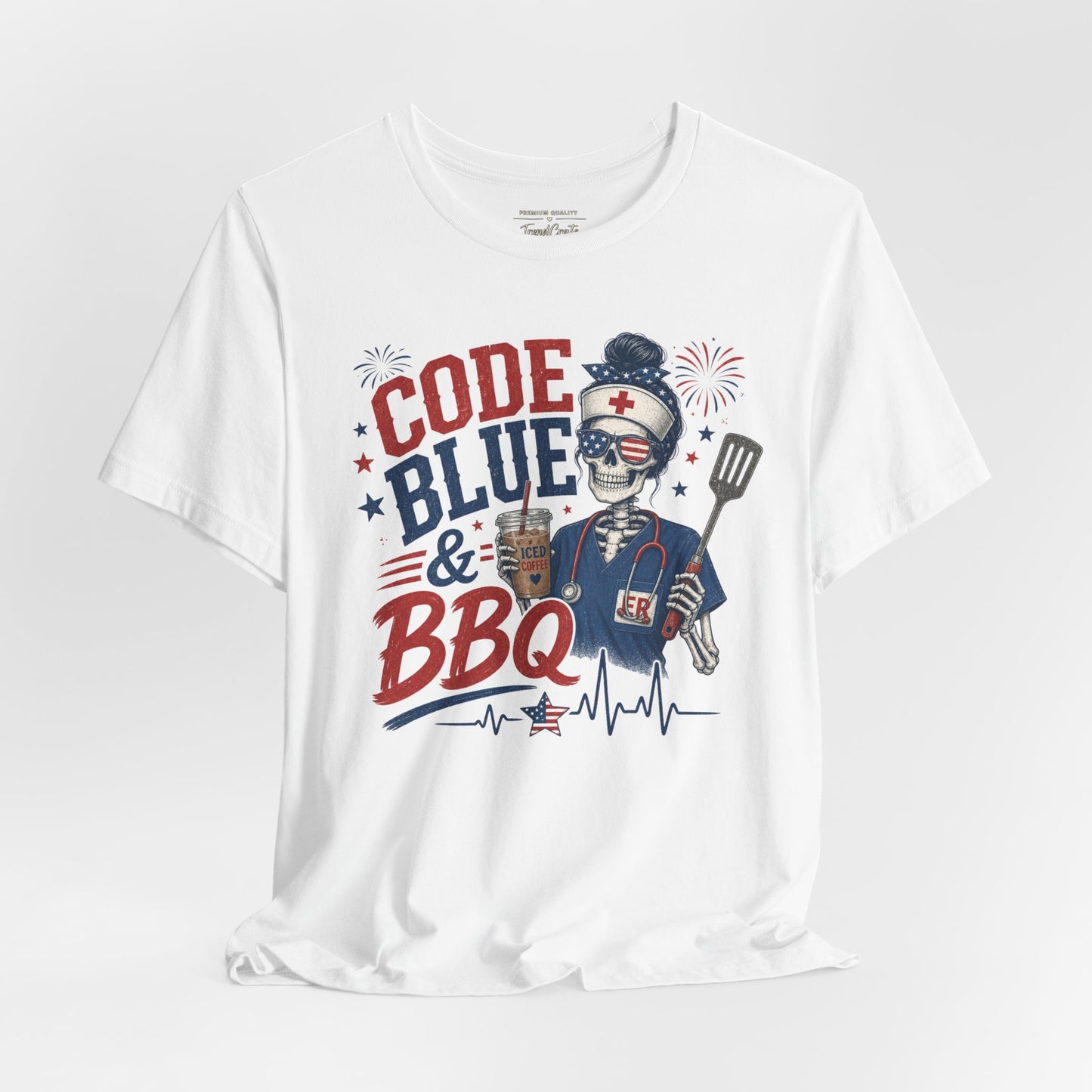 Code Blue & BBQ EMS Tee