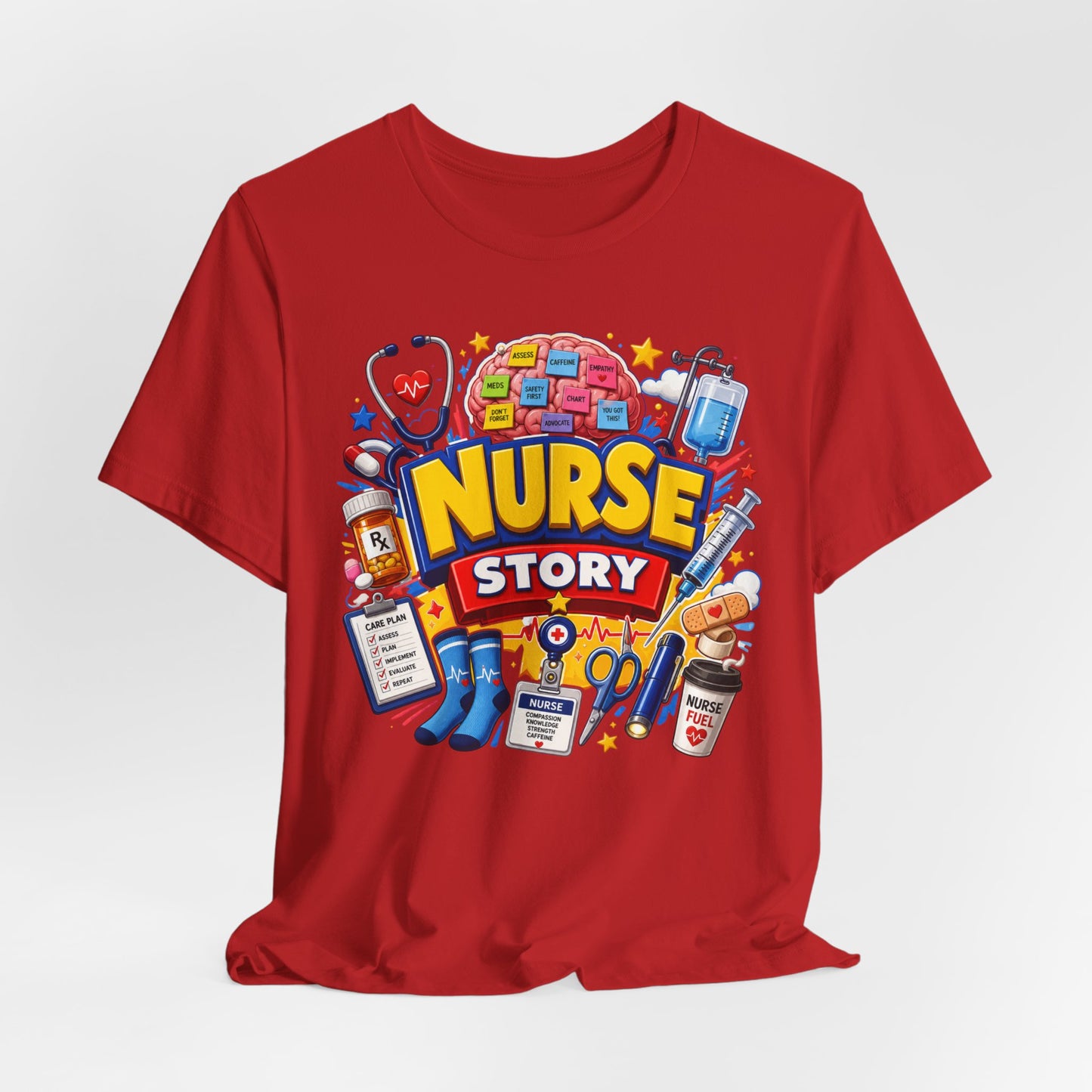 Nurse Story Funny Nurse Adventure T-Shirt for Healthcare Workers