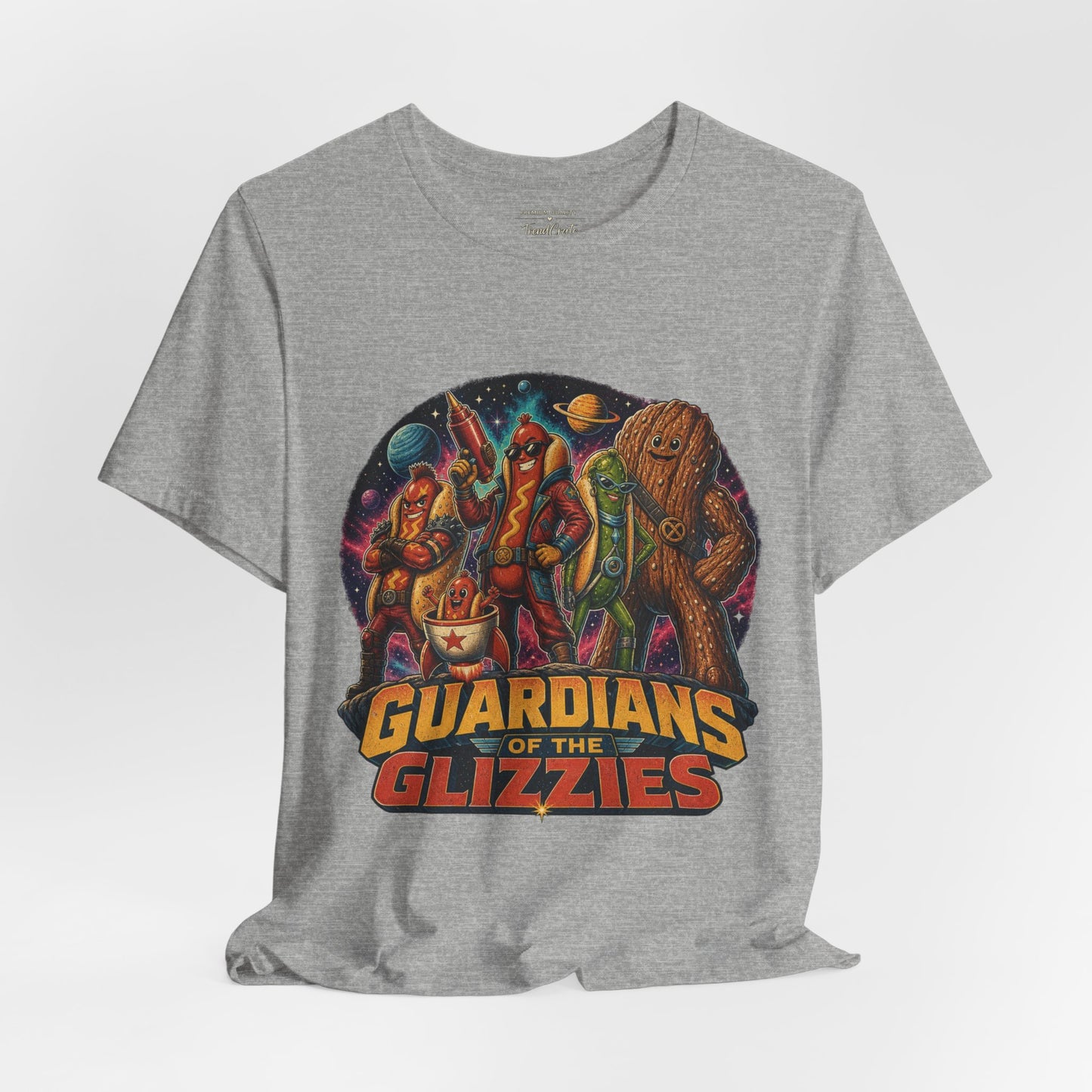 Guardians of the Glizzies Graphic Tee — Retro Space Adventure T-Shirt