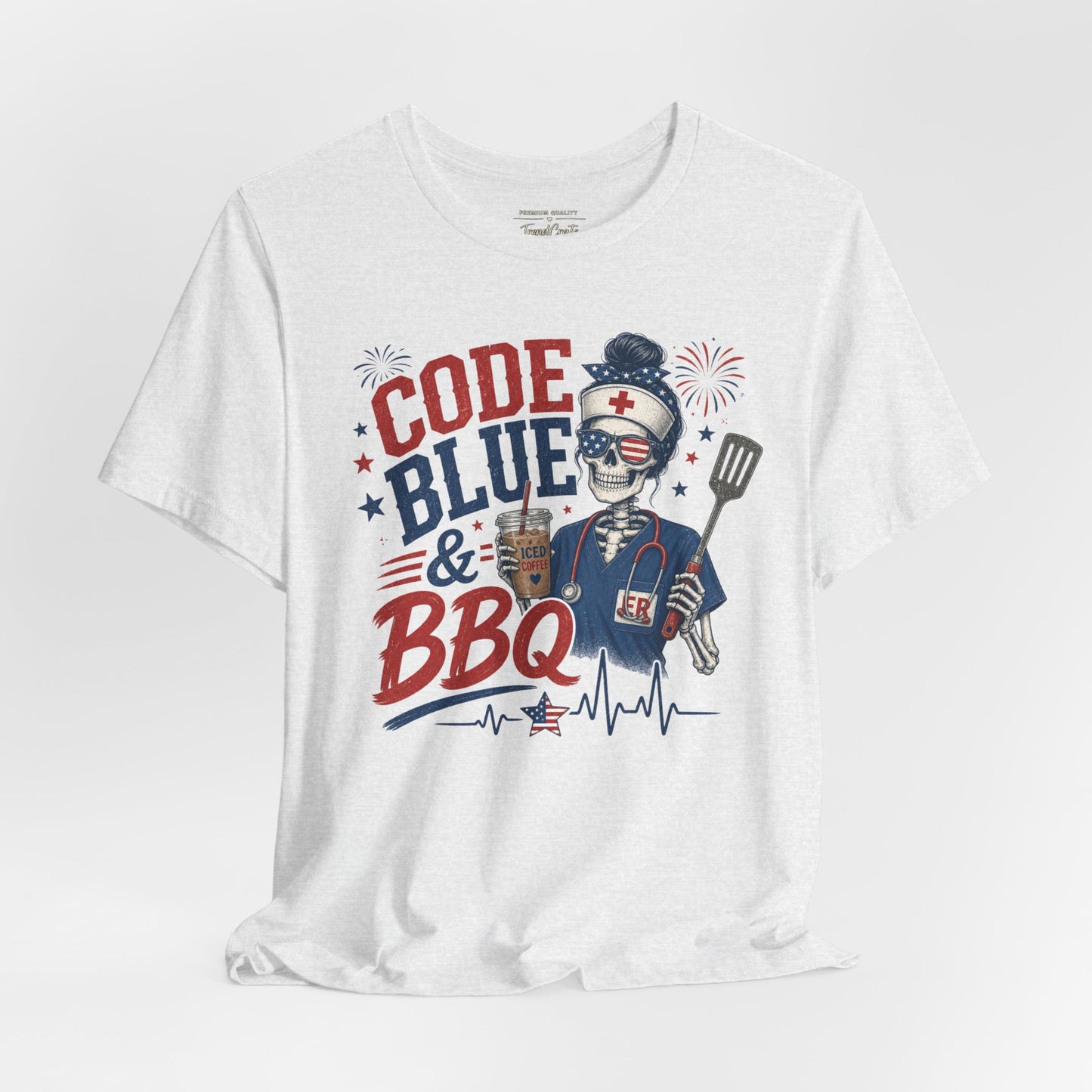 Code Blue & BBQ EMS Tee