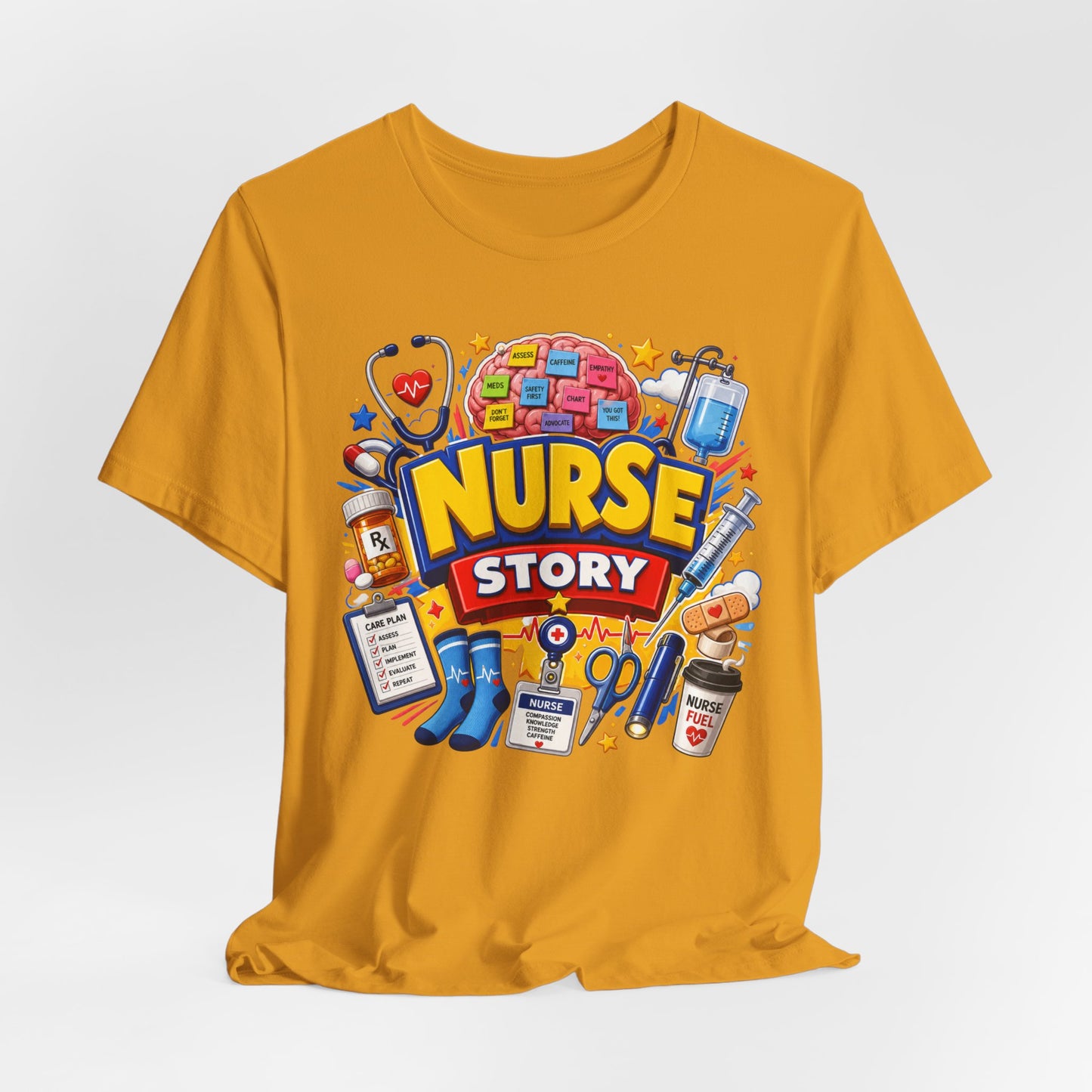 Nurse Story Funny Nurse Adventure T-Shirt for Healthcare Workers