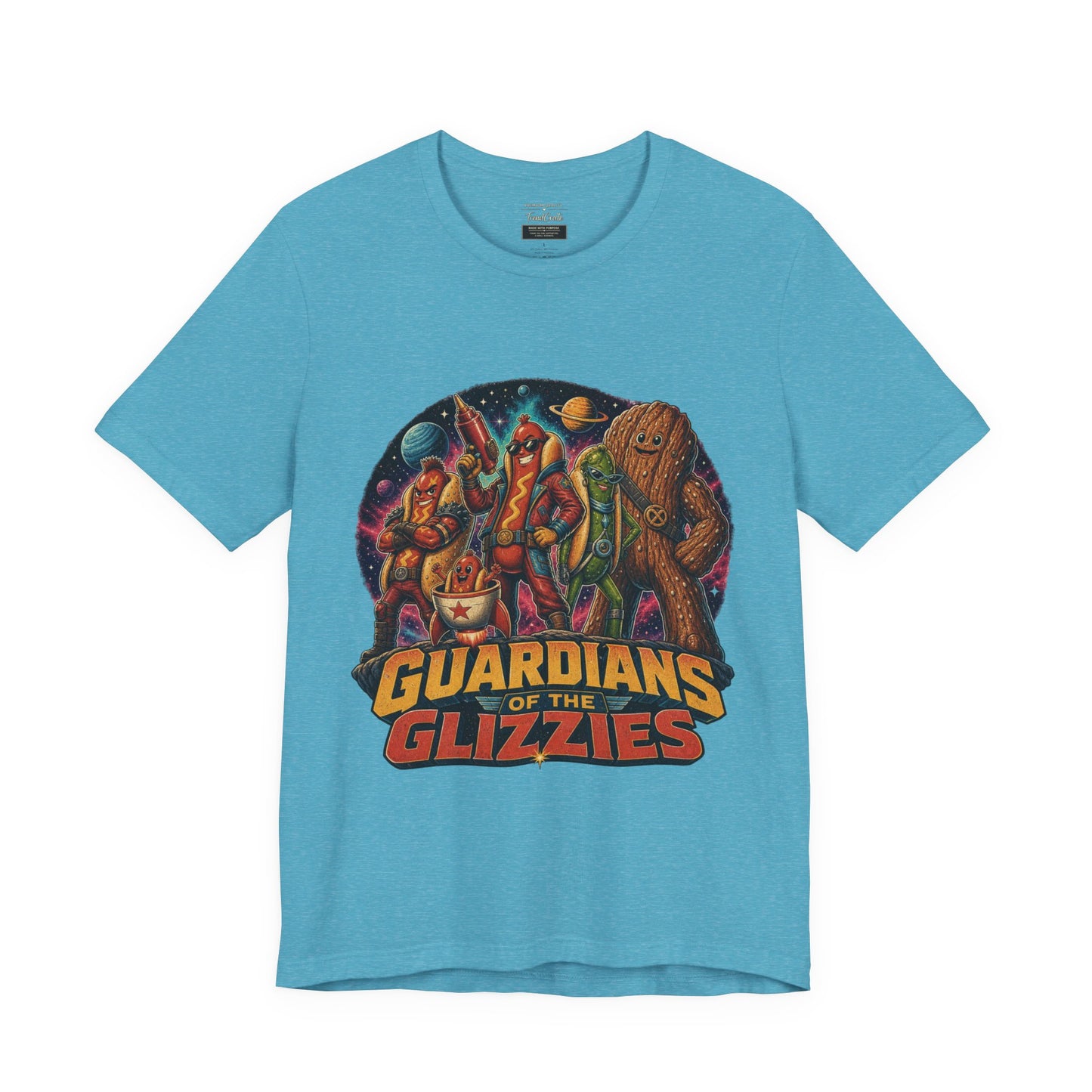 Guardians of the Glizzies Graphic Tee — Retro Space Adventure T-Shirt