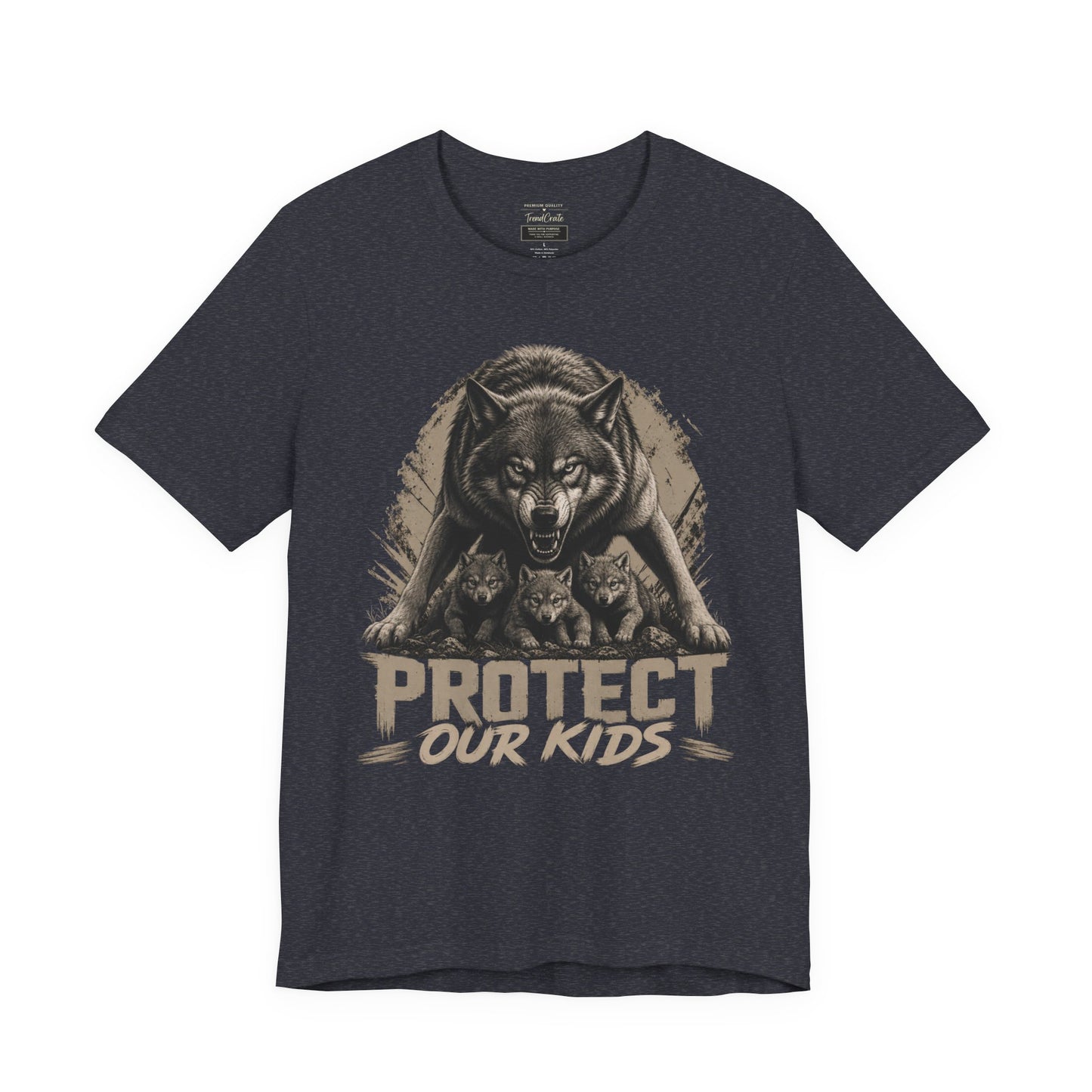 Protect Our Kids T-Shirt — Wolf Pack Family Protection Tee