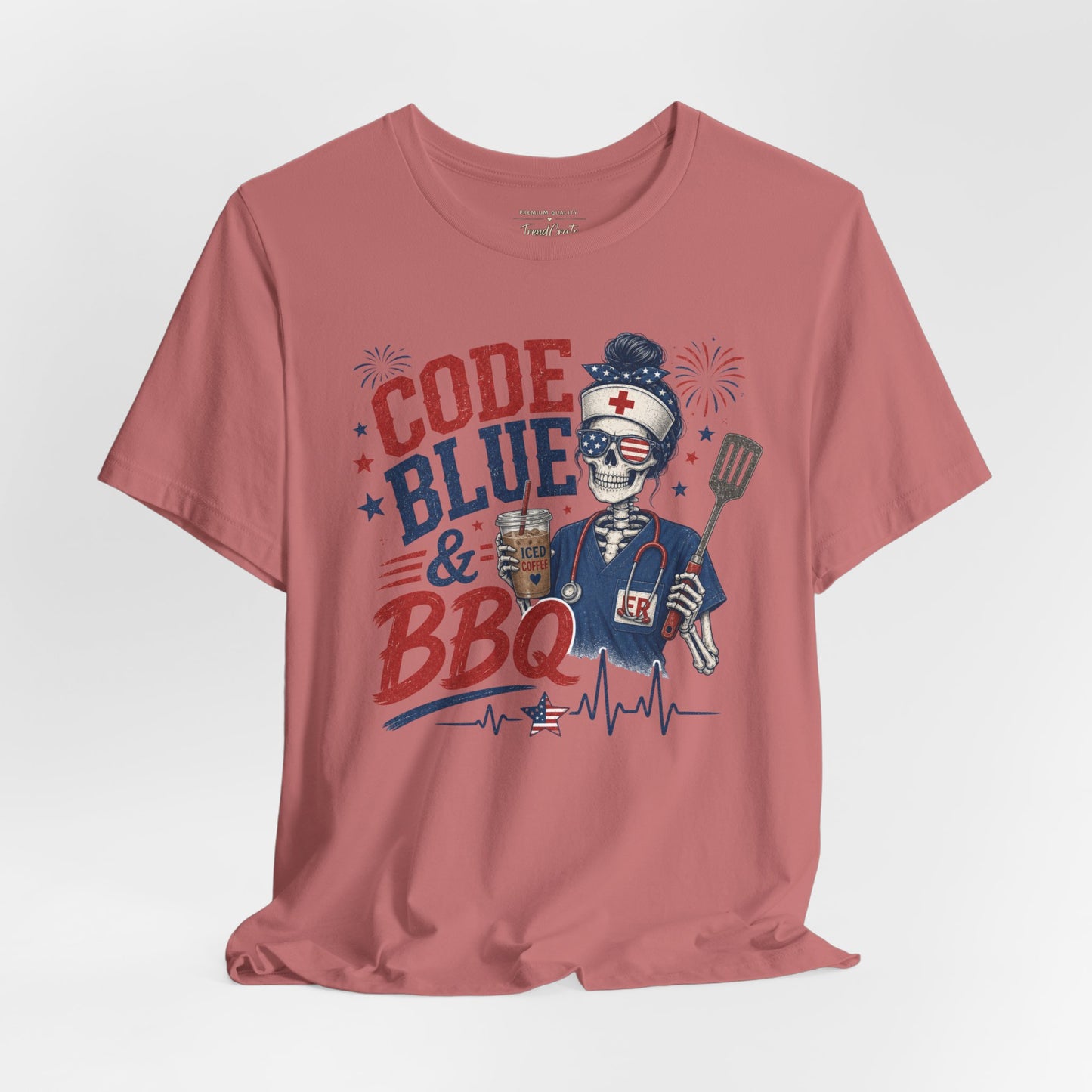 Code Blue & BBQ EMS Tee