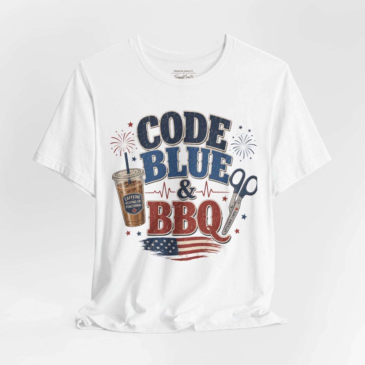 Code Blue & BBQ Tee