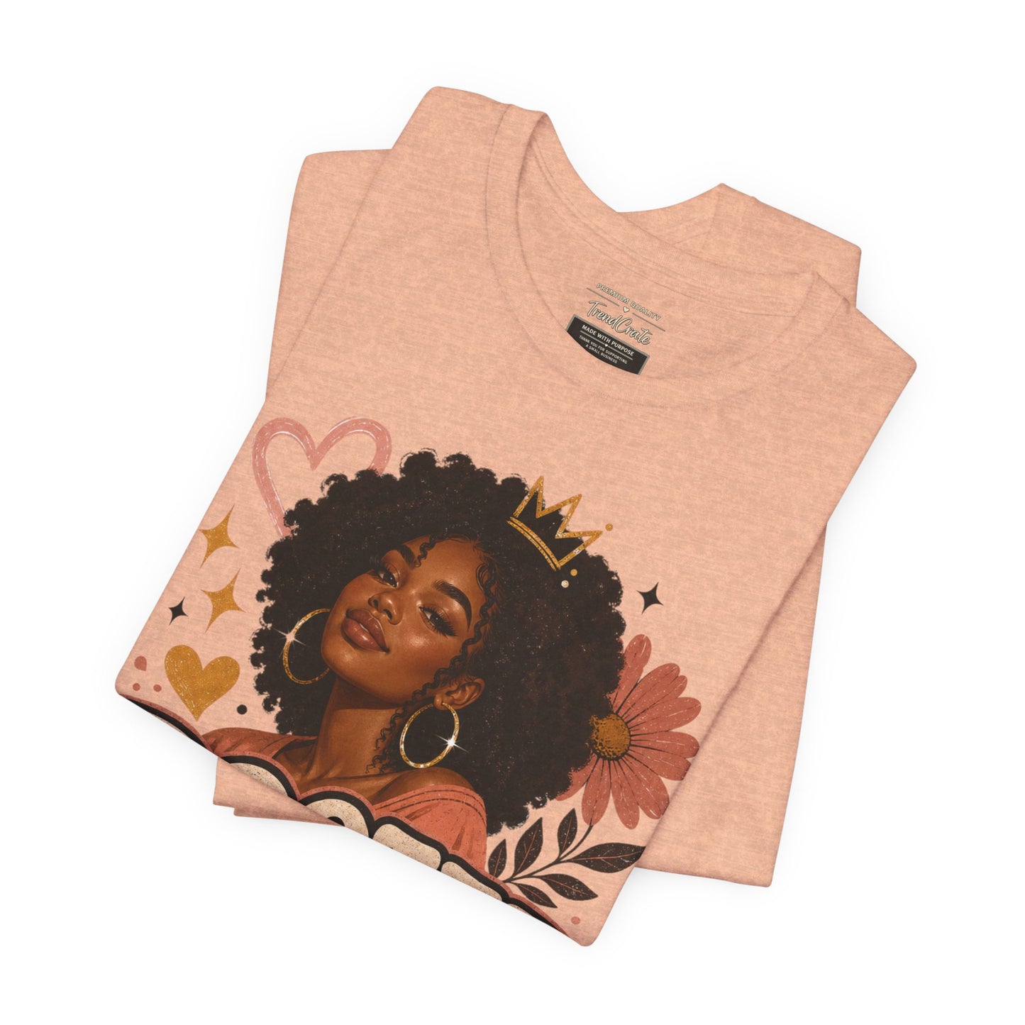 Rooted in Joy Tee — Afrocentric Inspirational Graphic T-Shirt