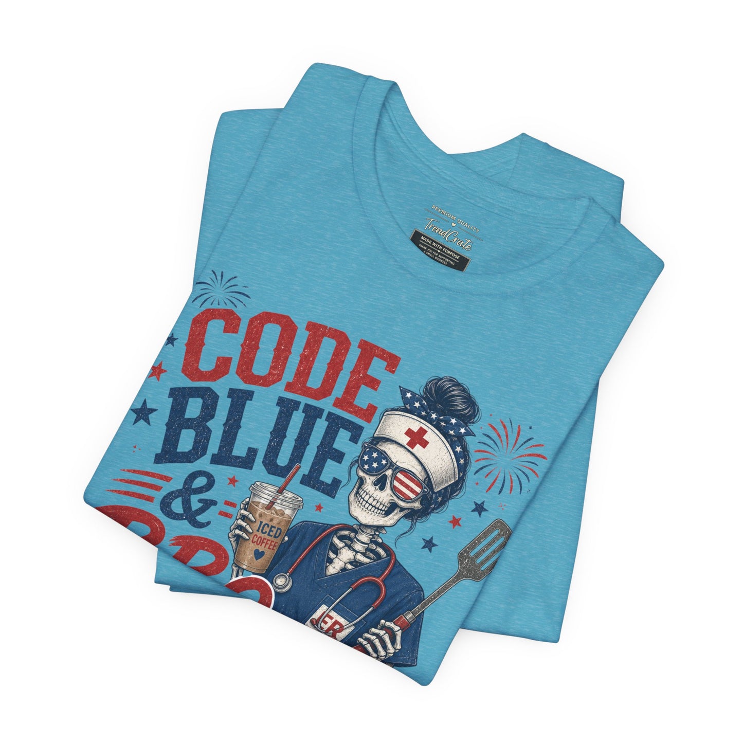 Code Blue & BBQ EMS Tee