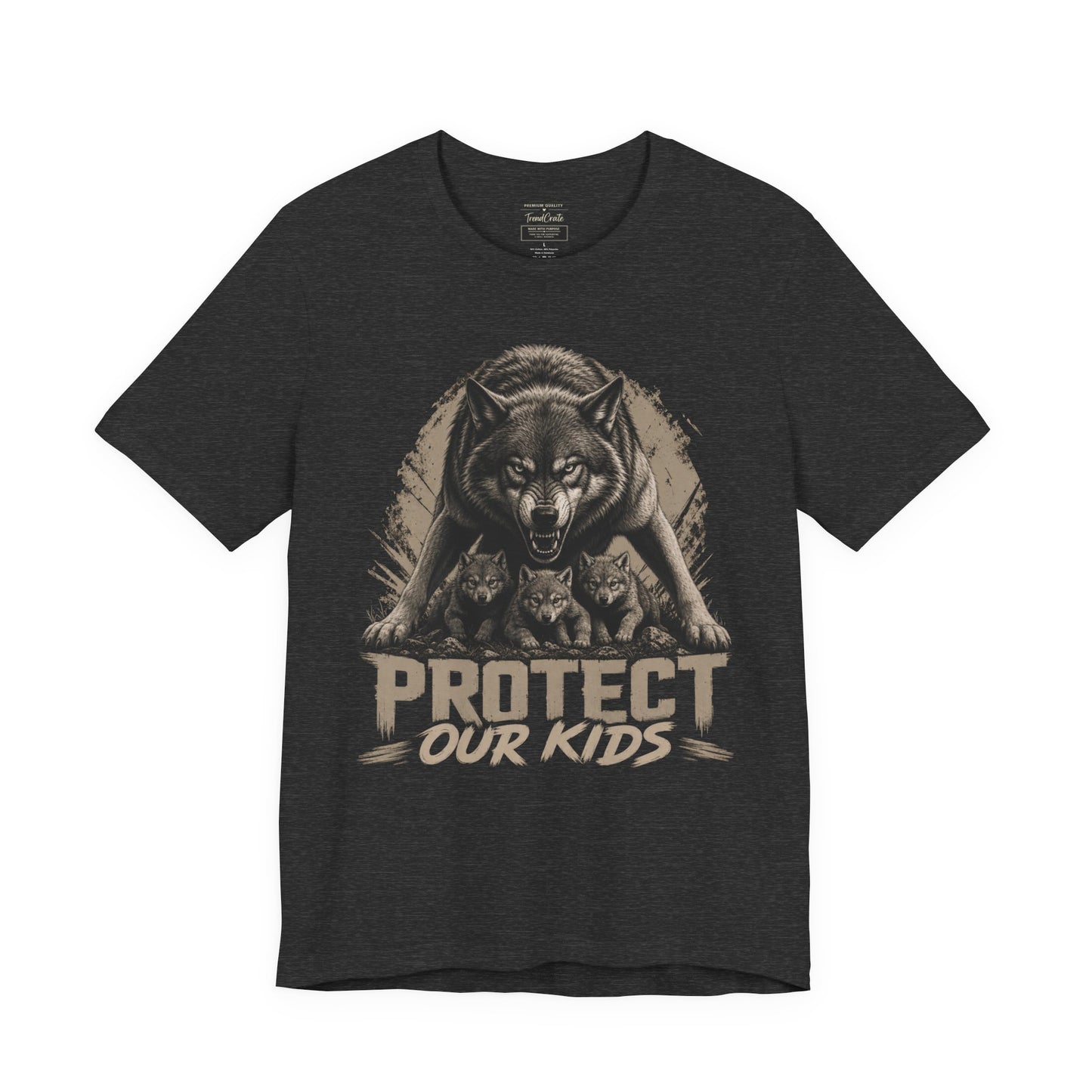 Protect Our Kids T-Shirt — Wolf Pack Family Protection Tee