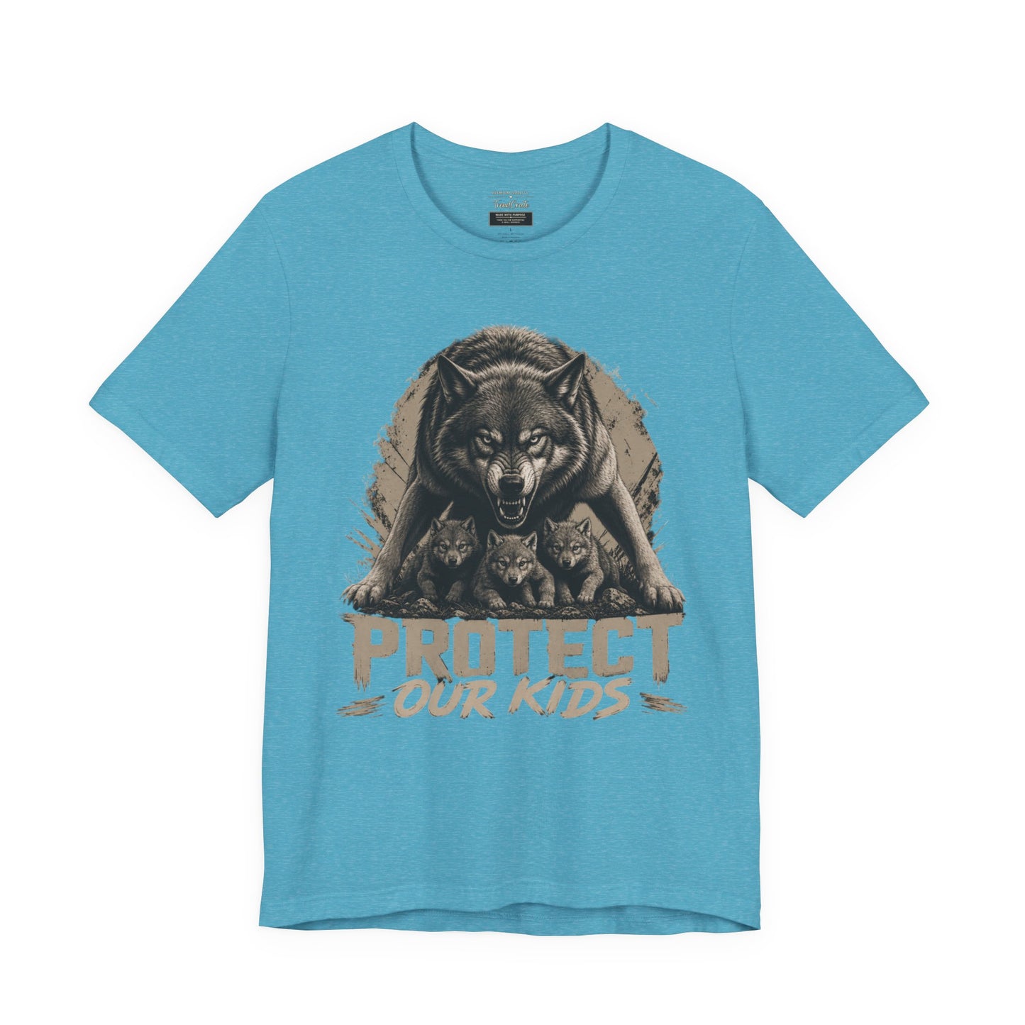 Protect Our Kids T-Shirt — Wolf Pack Family Protection Tee