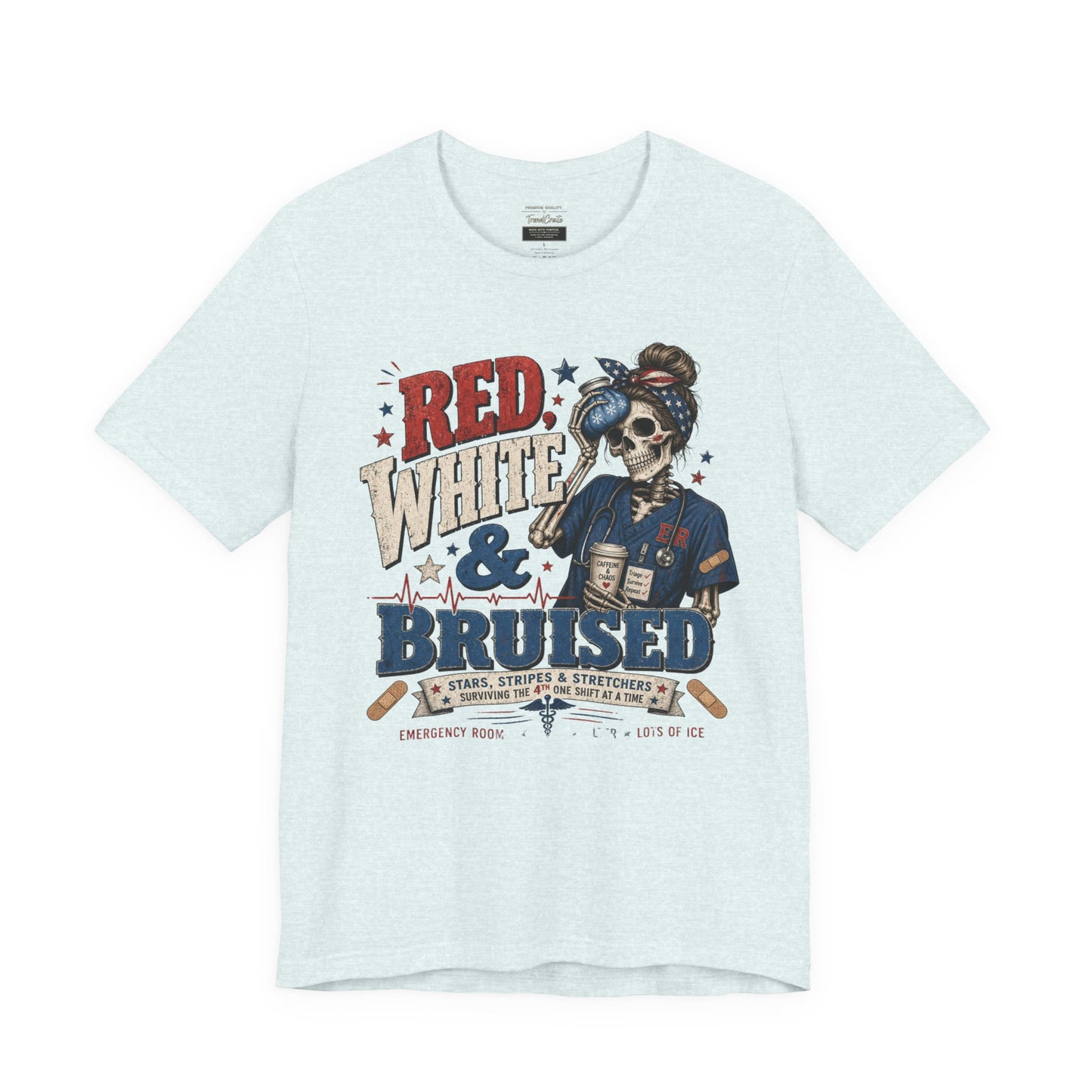 Red White & Bruised Tee