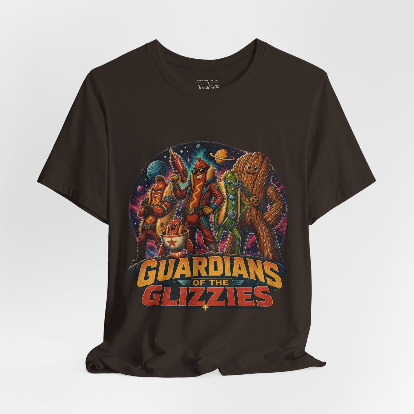 Guardians of the Glizzies Graphic Tee — Retro Space Adventure T-Shirt