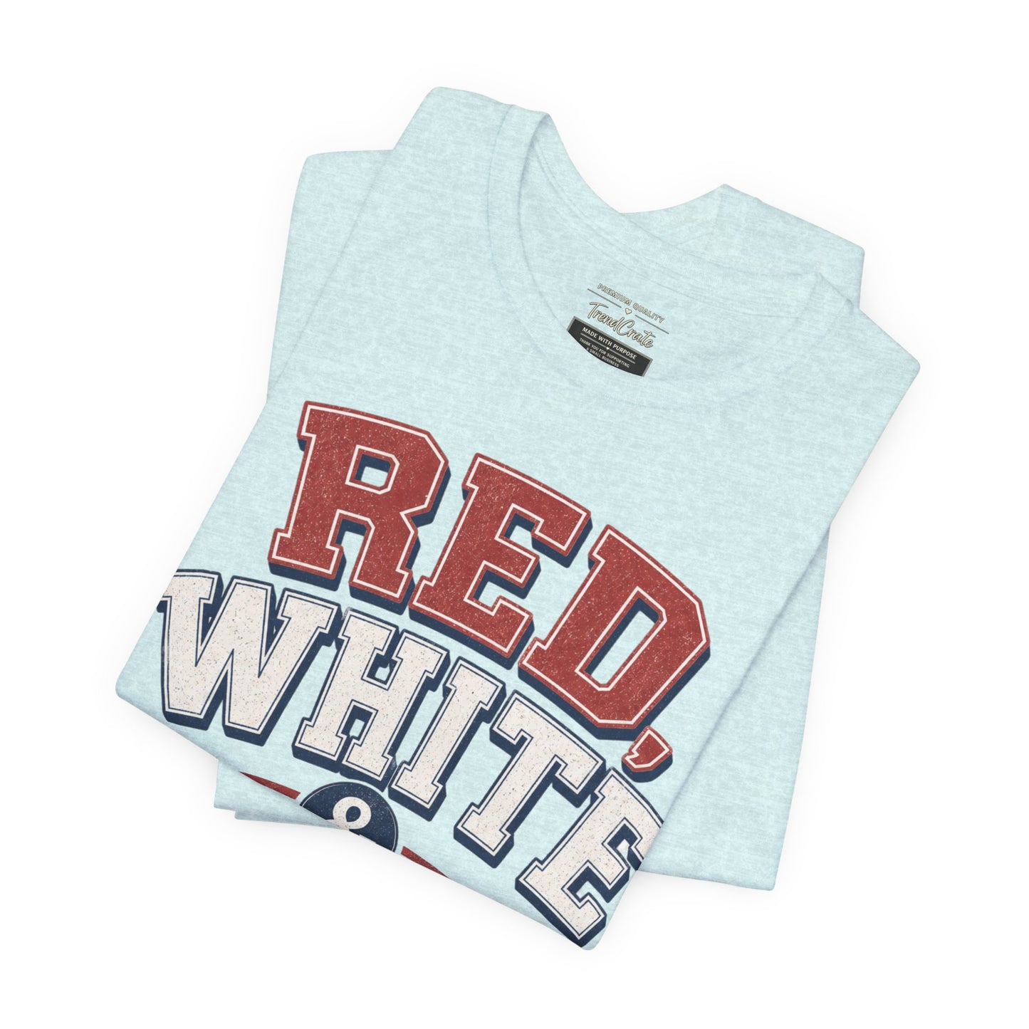 Red, White & Charting Tee