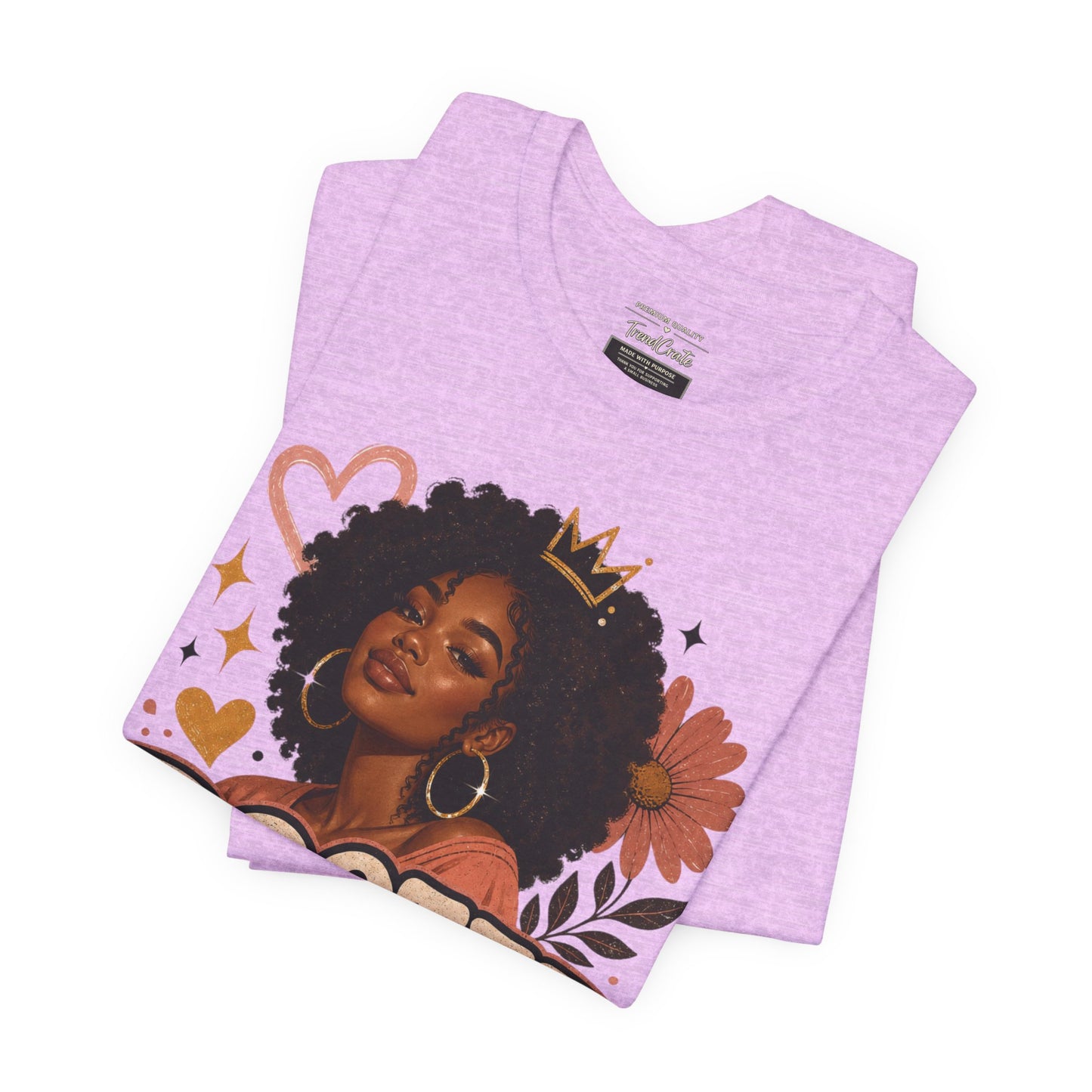 Rooted in Joy Tee — Afrocentric Inspirational Graphic T-Shirt