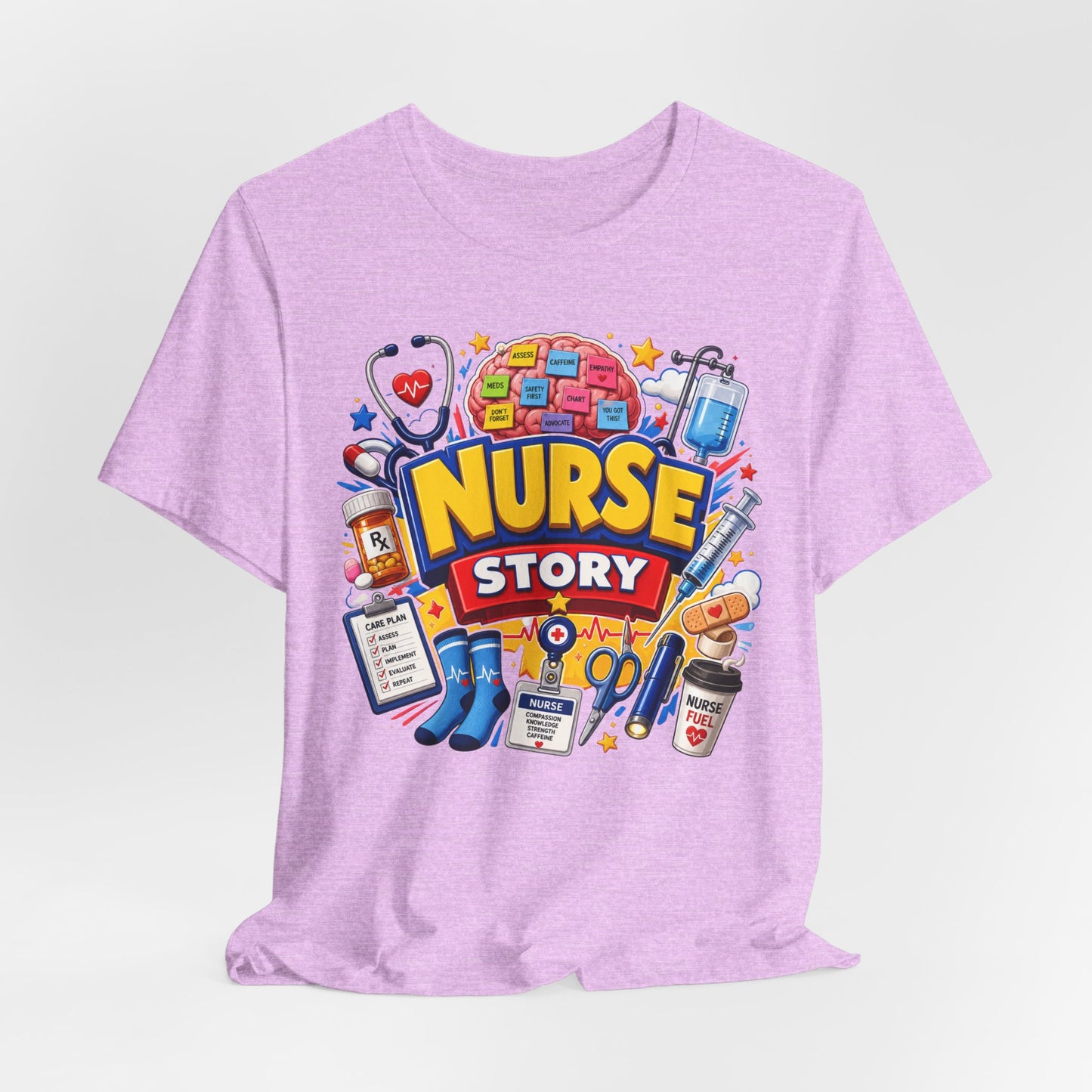 Nurse Story Funny Nurse Adventure T-Shirt for Healthcare Workers