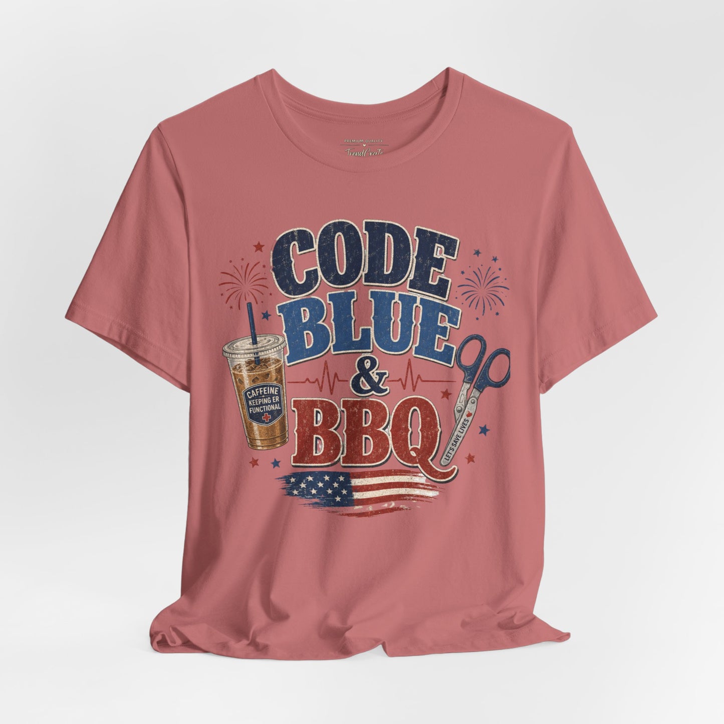 Code Blue & BBQ Tee