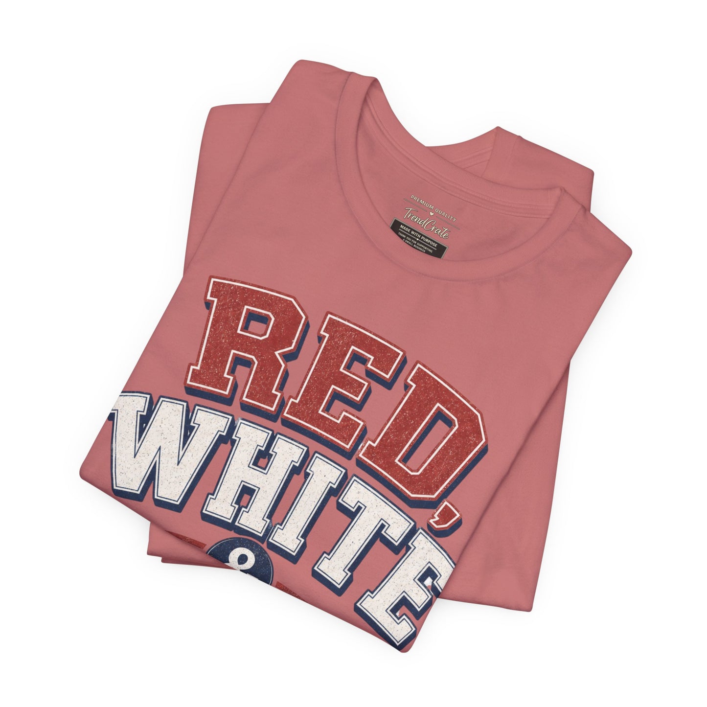 Red, White & Charting Tee