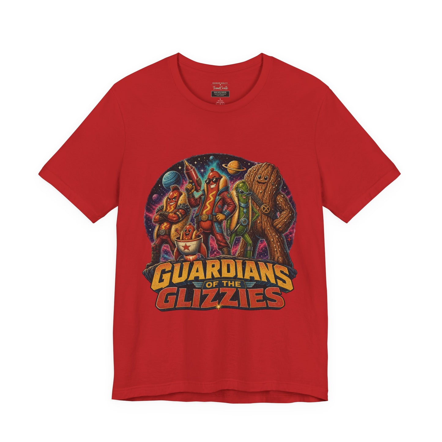 Guardians of the Glizzies Graphic Tee — Retro Space Adventure T-Shirt