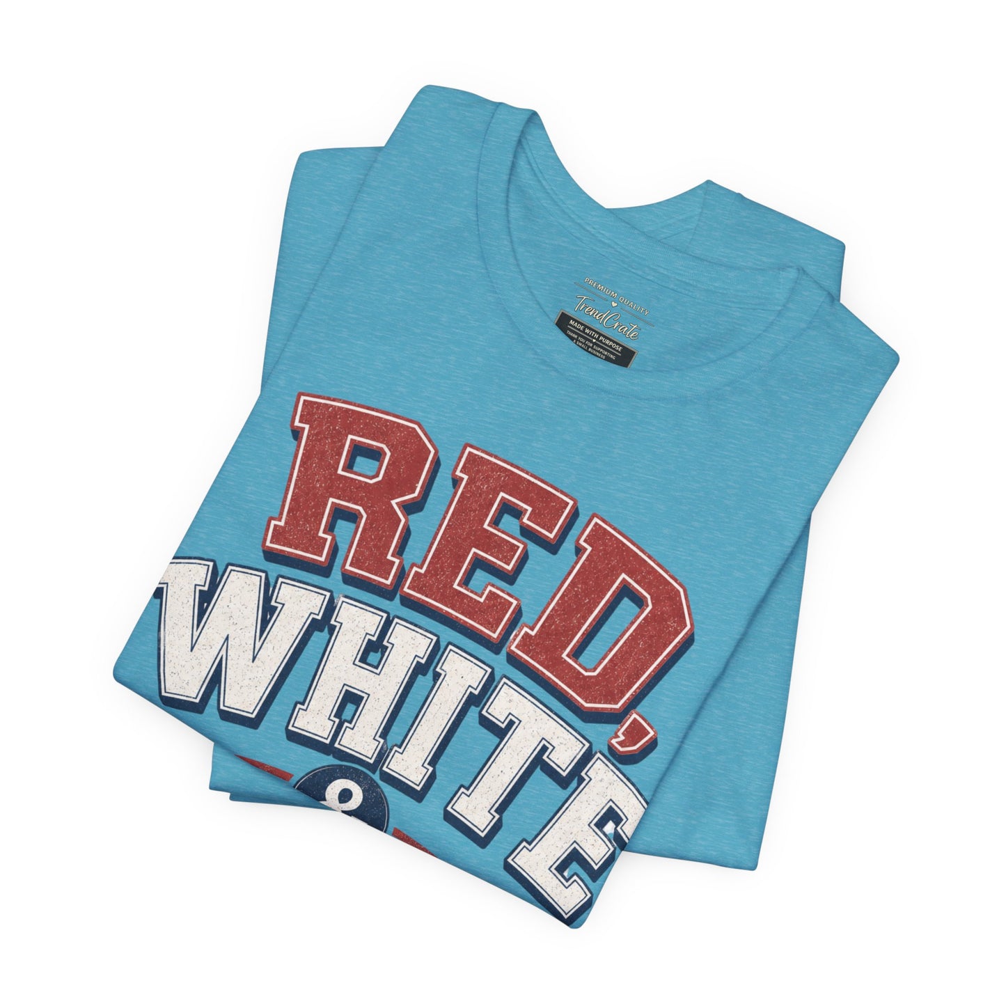 Red, White & Charting Tee