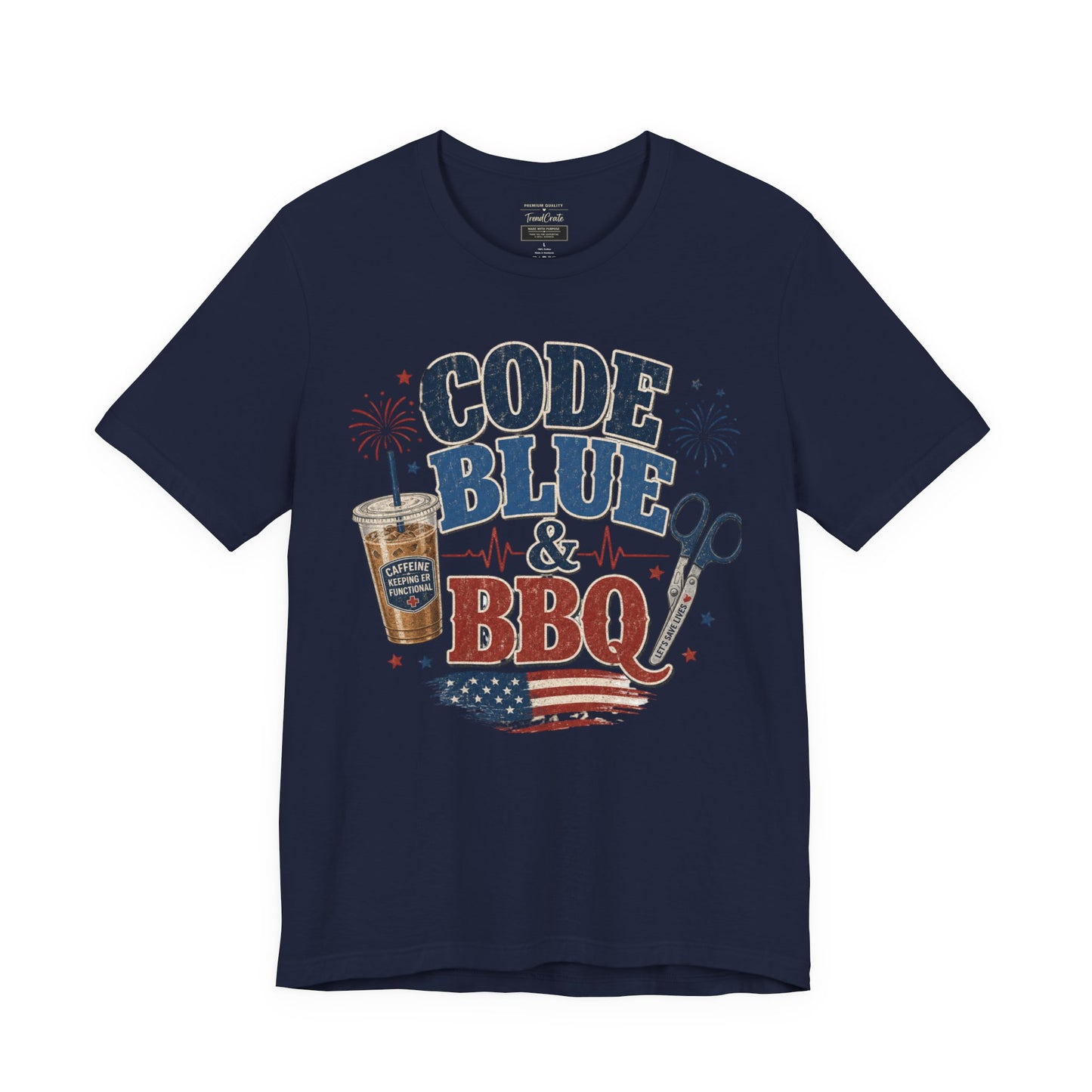Code Blue & BBQ Tee