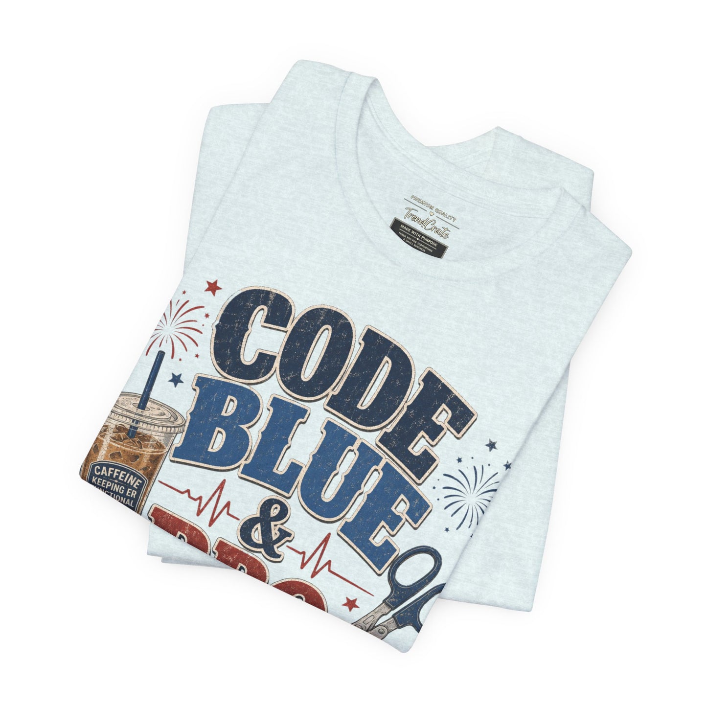 Code Blue & BBQ Tee
