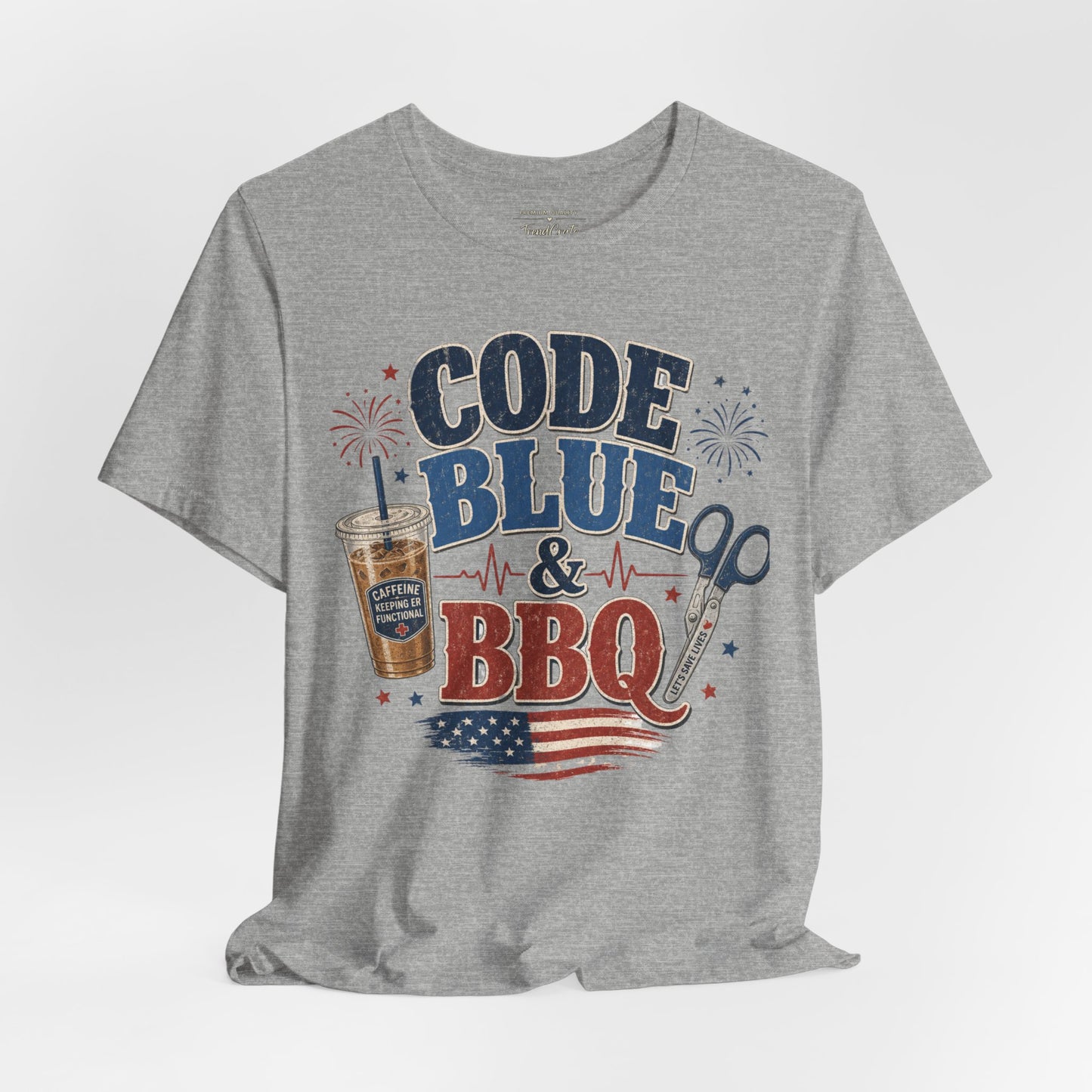 Code Blue & BBQ Tee