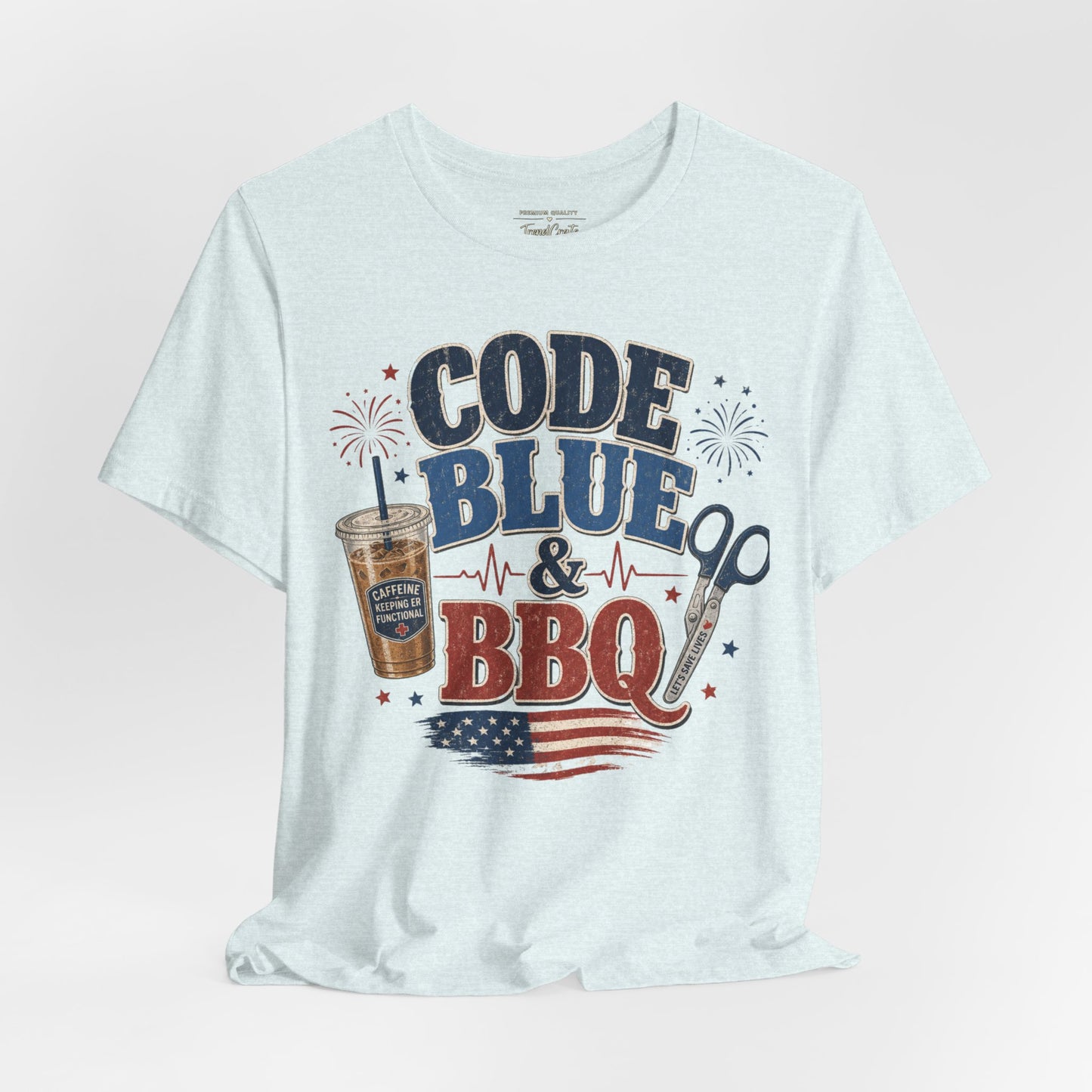 Code Blue & BBQ Tee