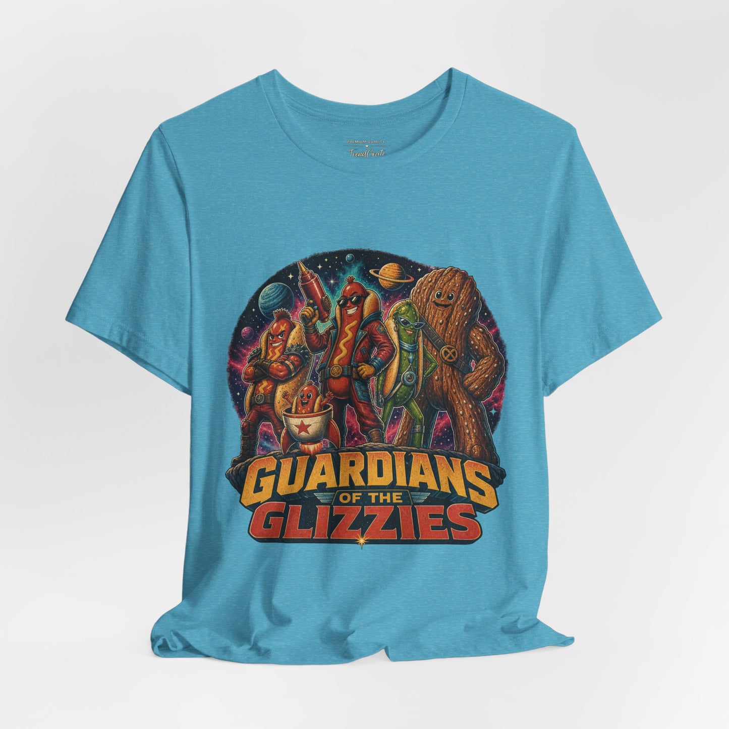 Guardians of the Glizzies Graphic Tee — Retro Space Adventure T-Shirt