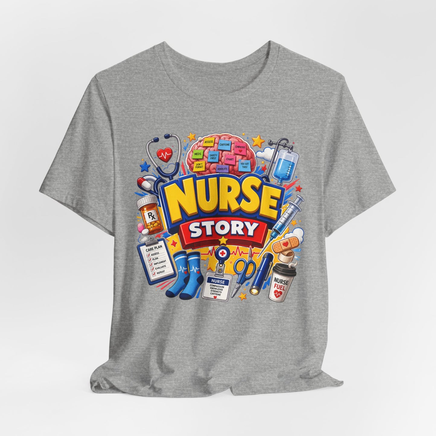 Nurse Story Funny Nurse Adventure T-Shirt for Healthcare Workers