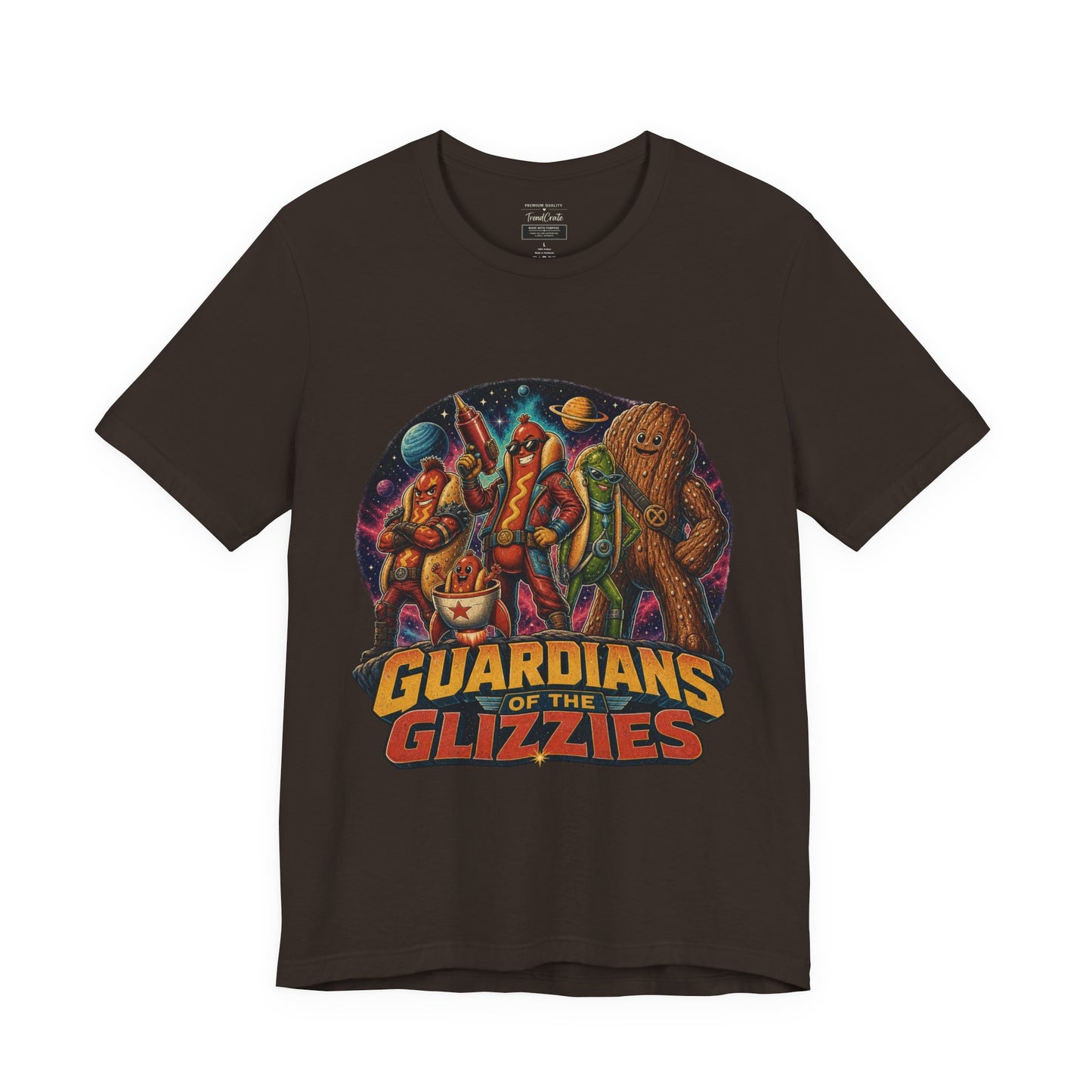 Guardians of the Glizzies Graphic Tee — Retro Space Adventure T-Shirt