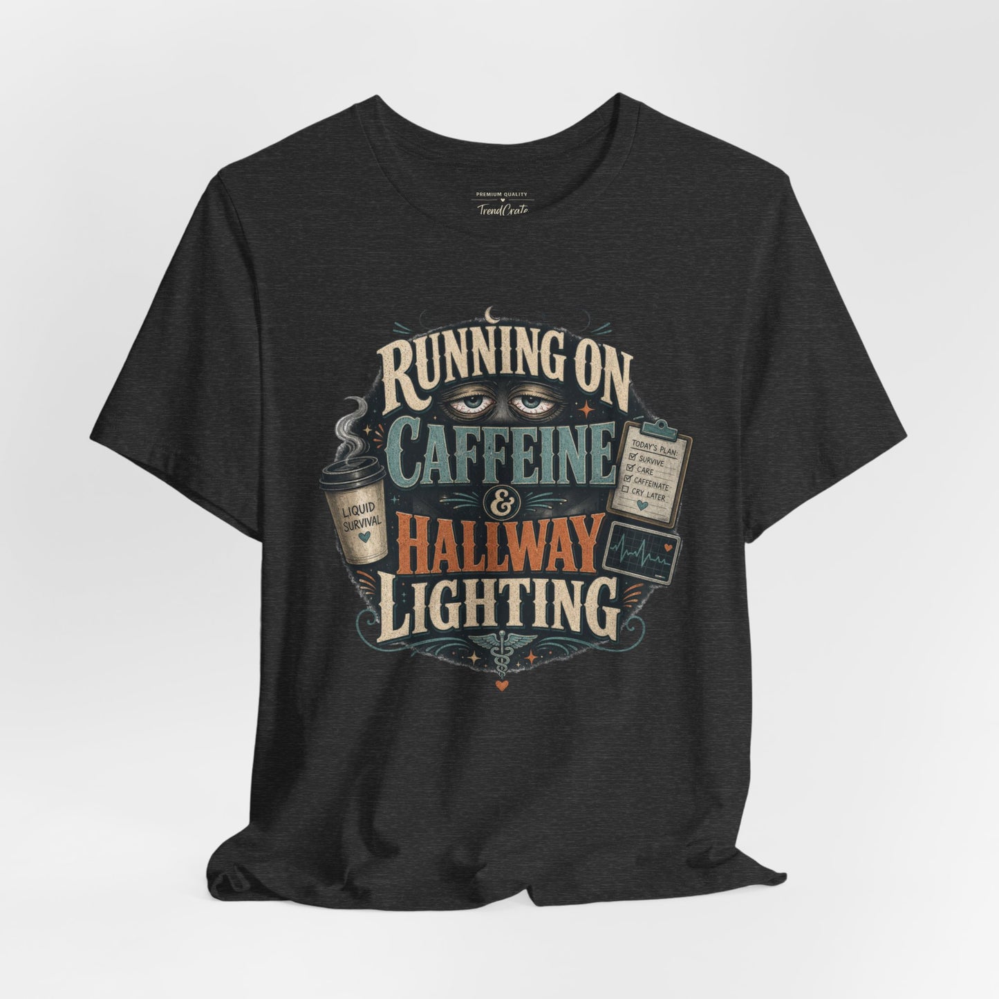 Running on Caffeine & Hallway Lighting Tee