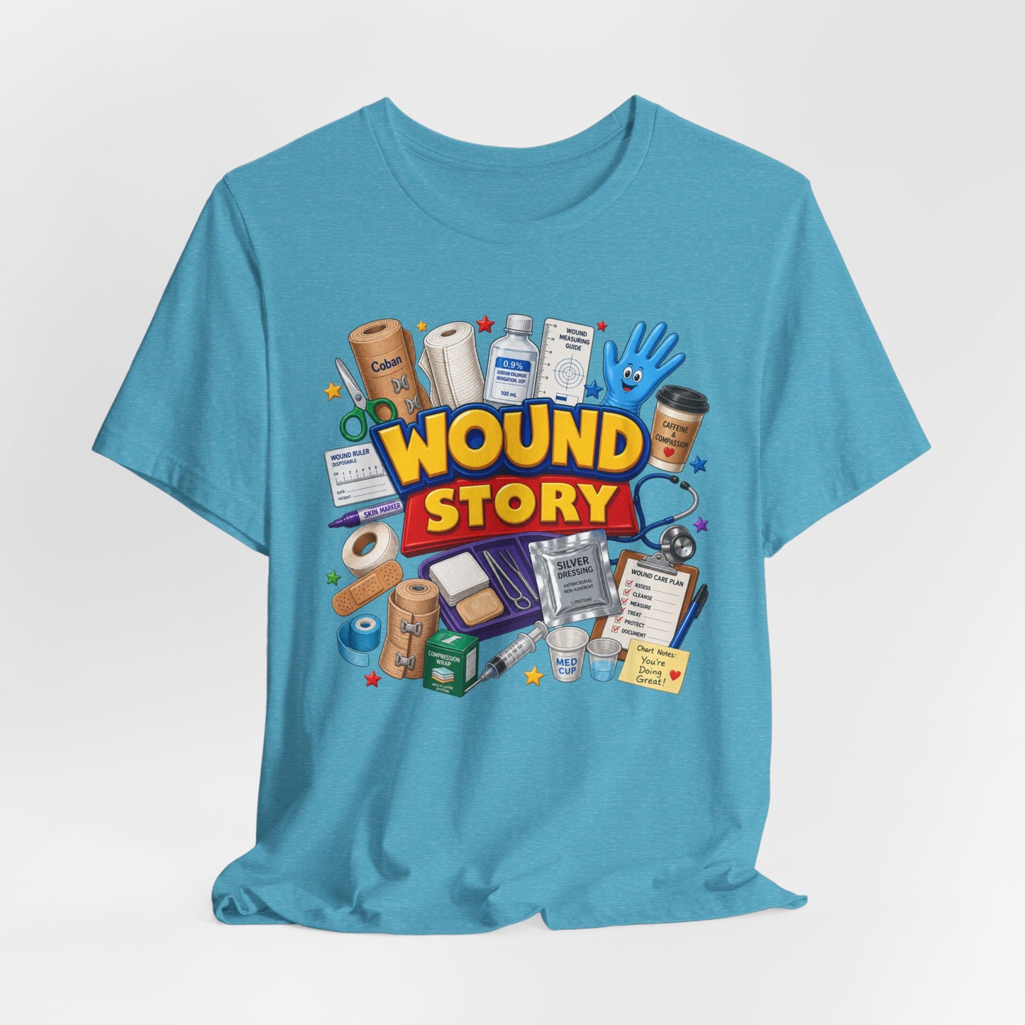 Wound Story Funny Wound Care Tee