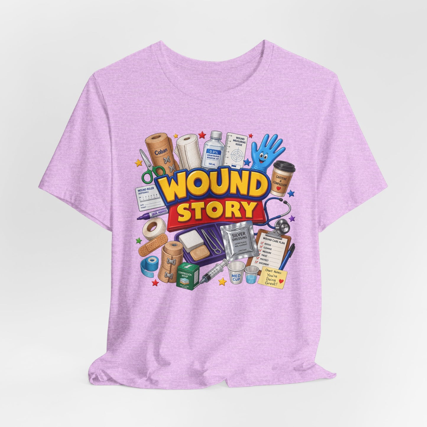 Wound Story Funny Wound Care Tee