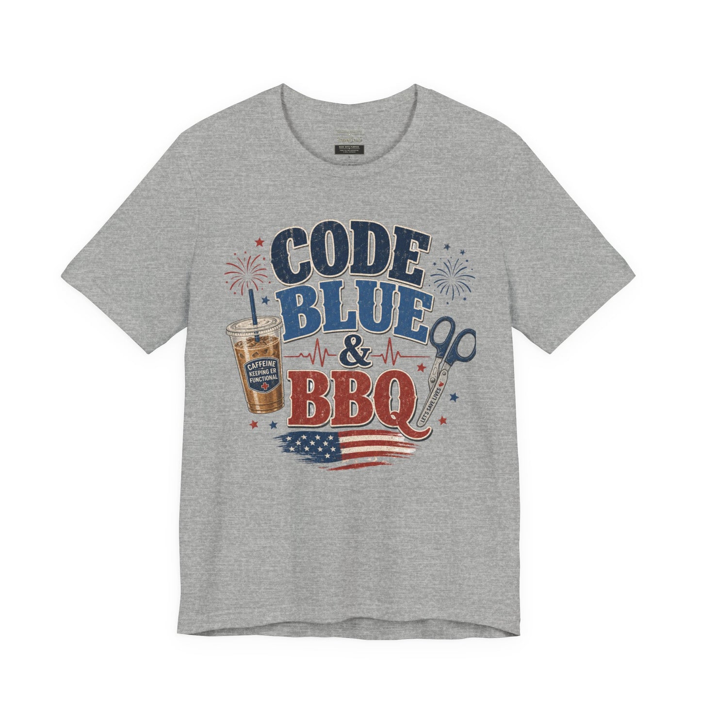 Code Blue & BBQ Tee