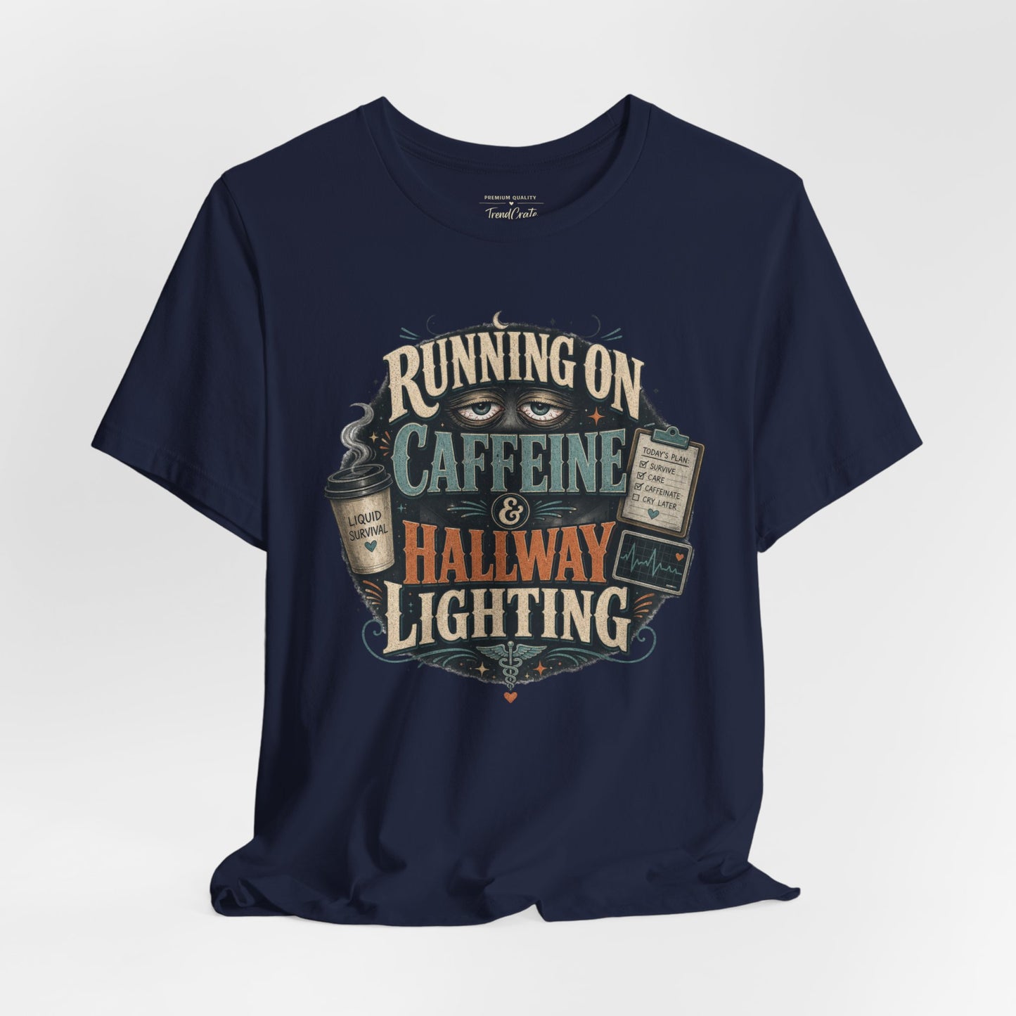Running on Caffeine & Hallway Lighting Tee
