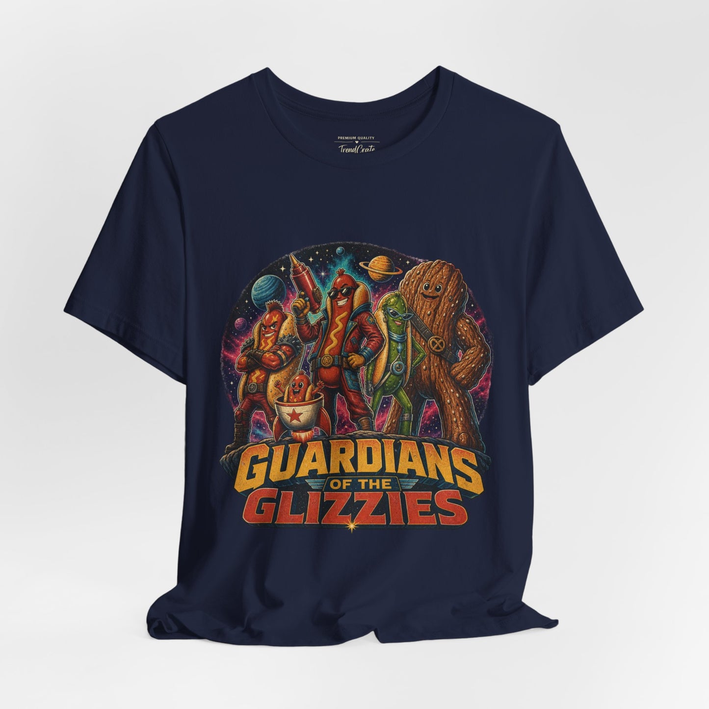 Guardians of the Glizzies Graphic Tee — Retro Space Adventure T-Shirt