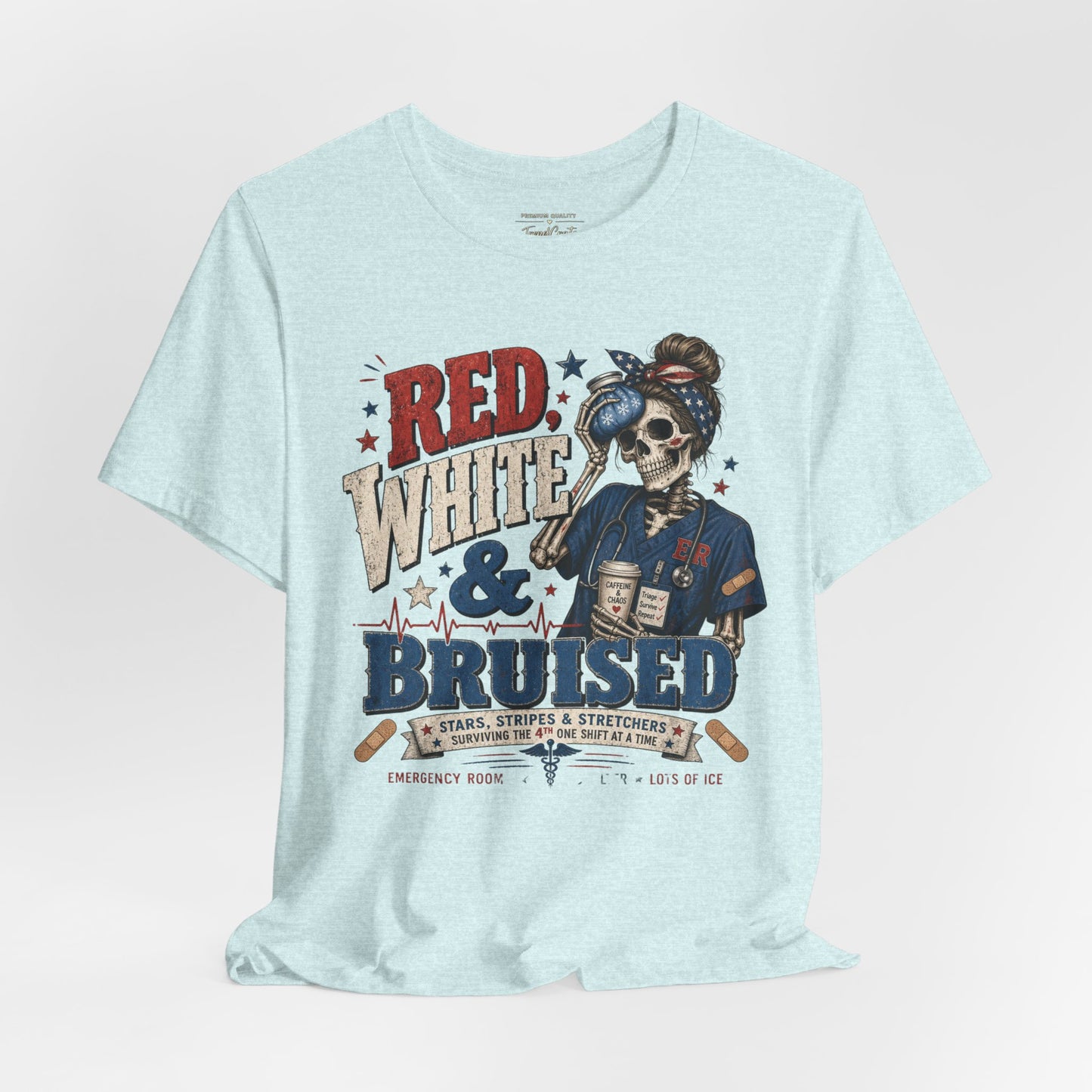 Red White & Bruised Tee