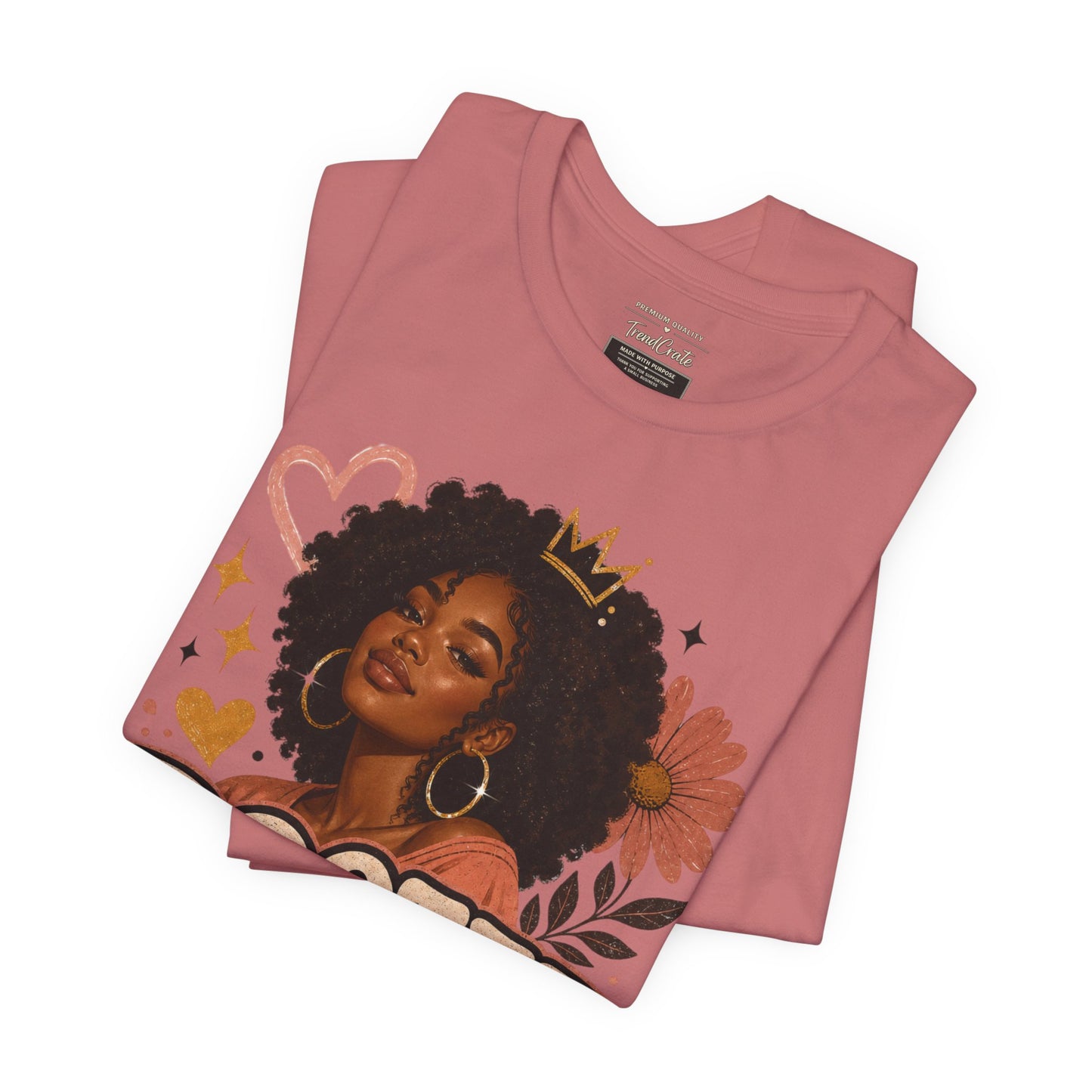 Rooted in Joy Tee — Afrocentric Inspirational Graphic T-Shirt