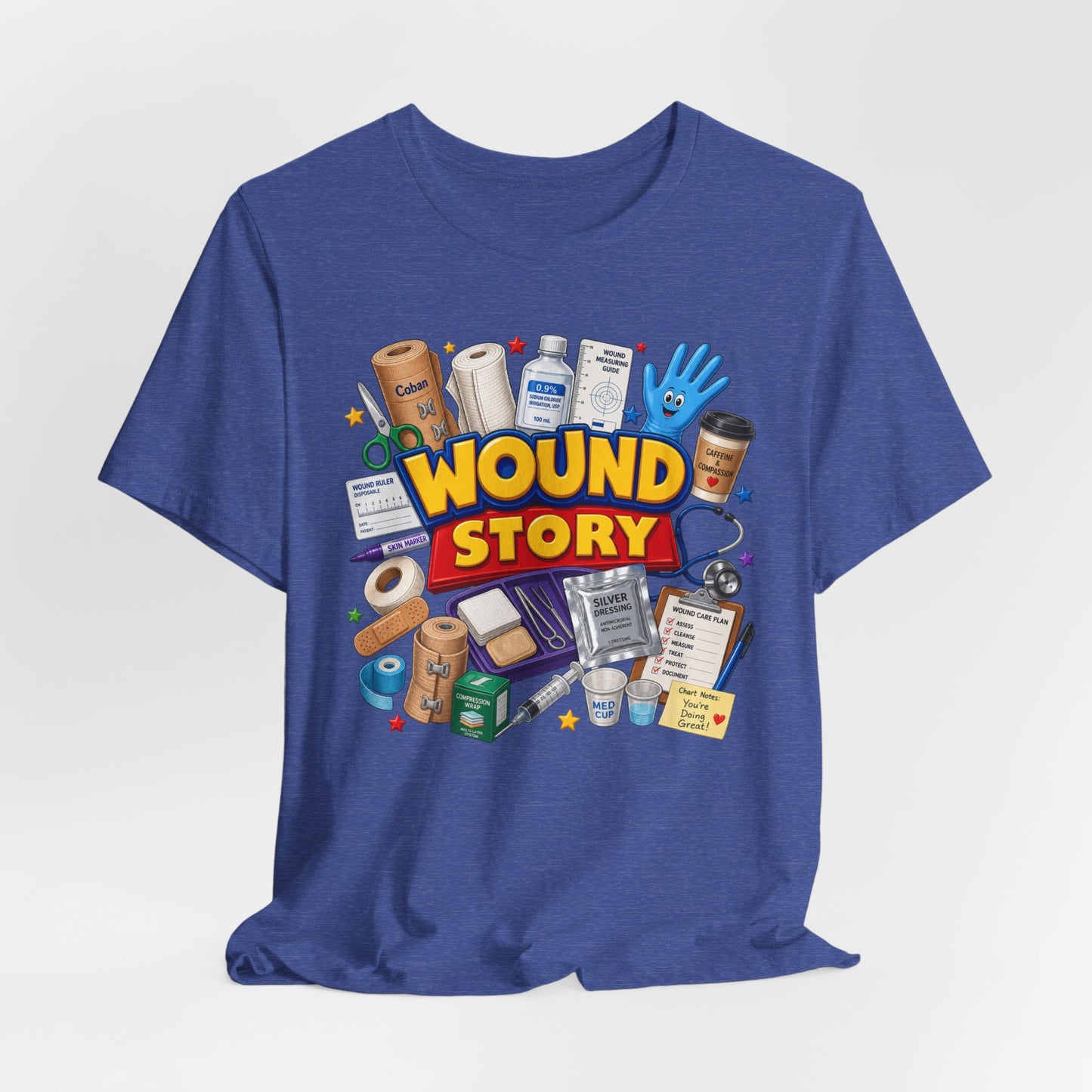Wound Story Funny Wound Care Tee