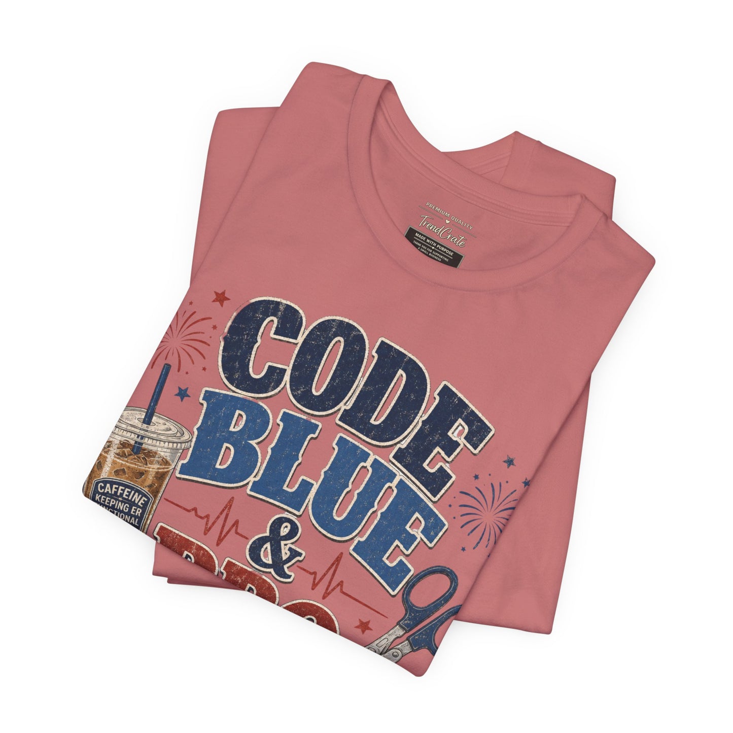Code Blue & BBQ Tee