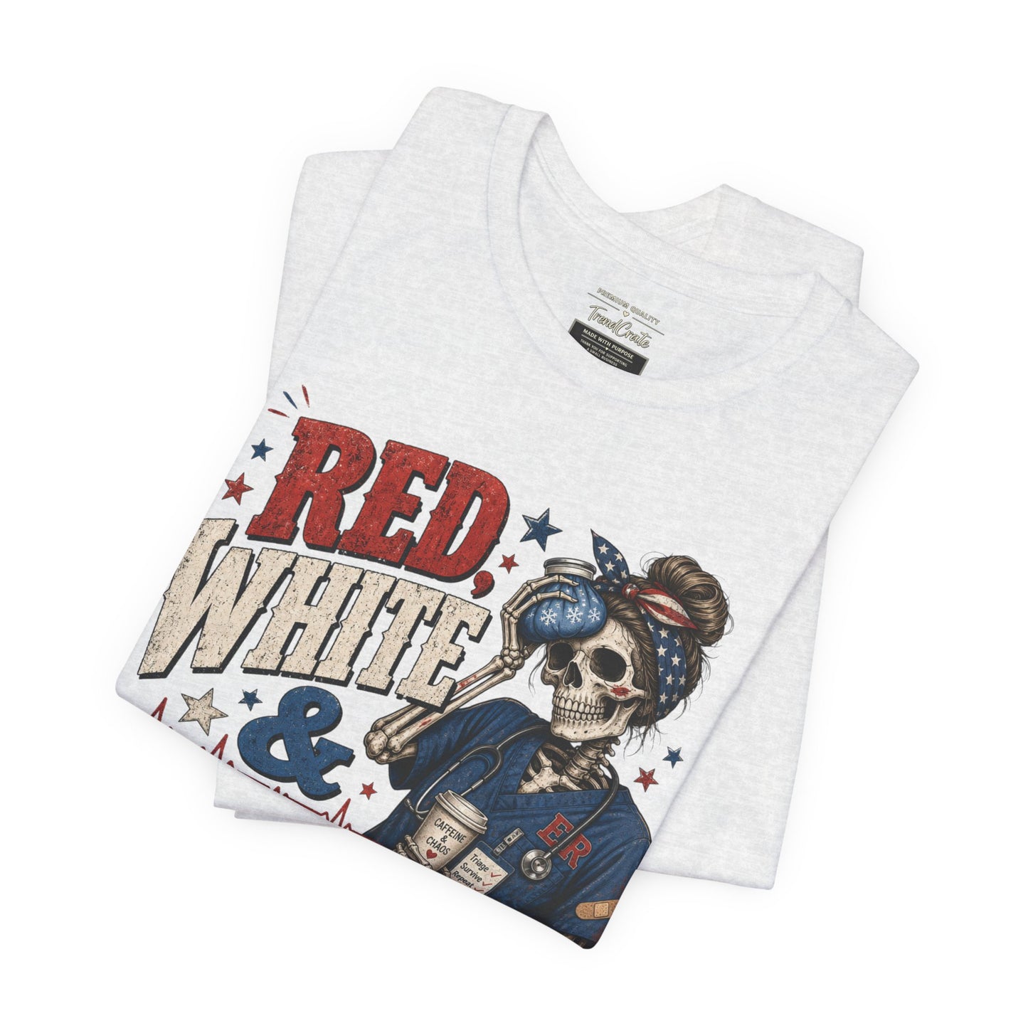 Red White & Bruised Tee