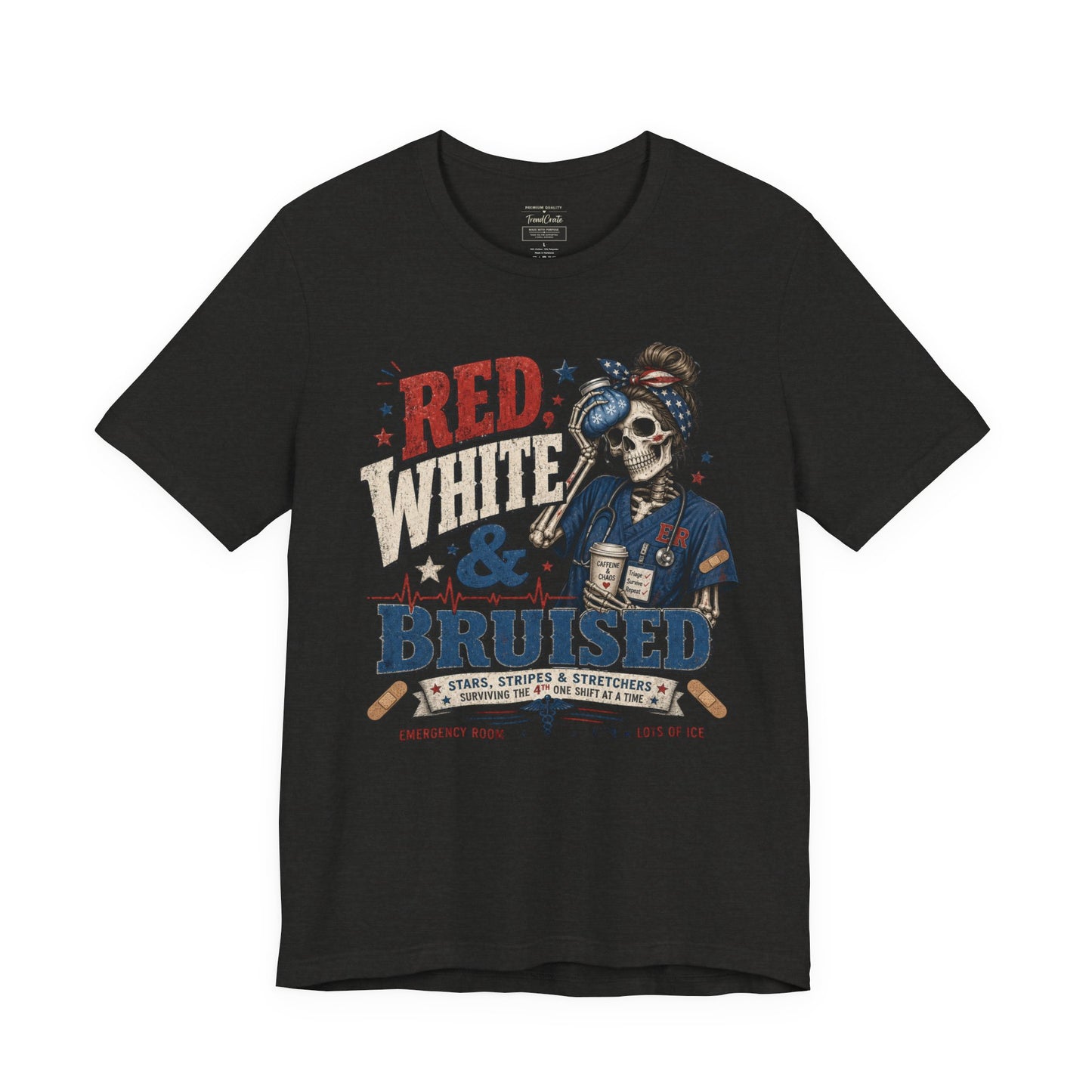 Red White & Bruised Tee