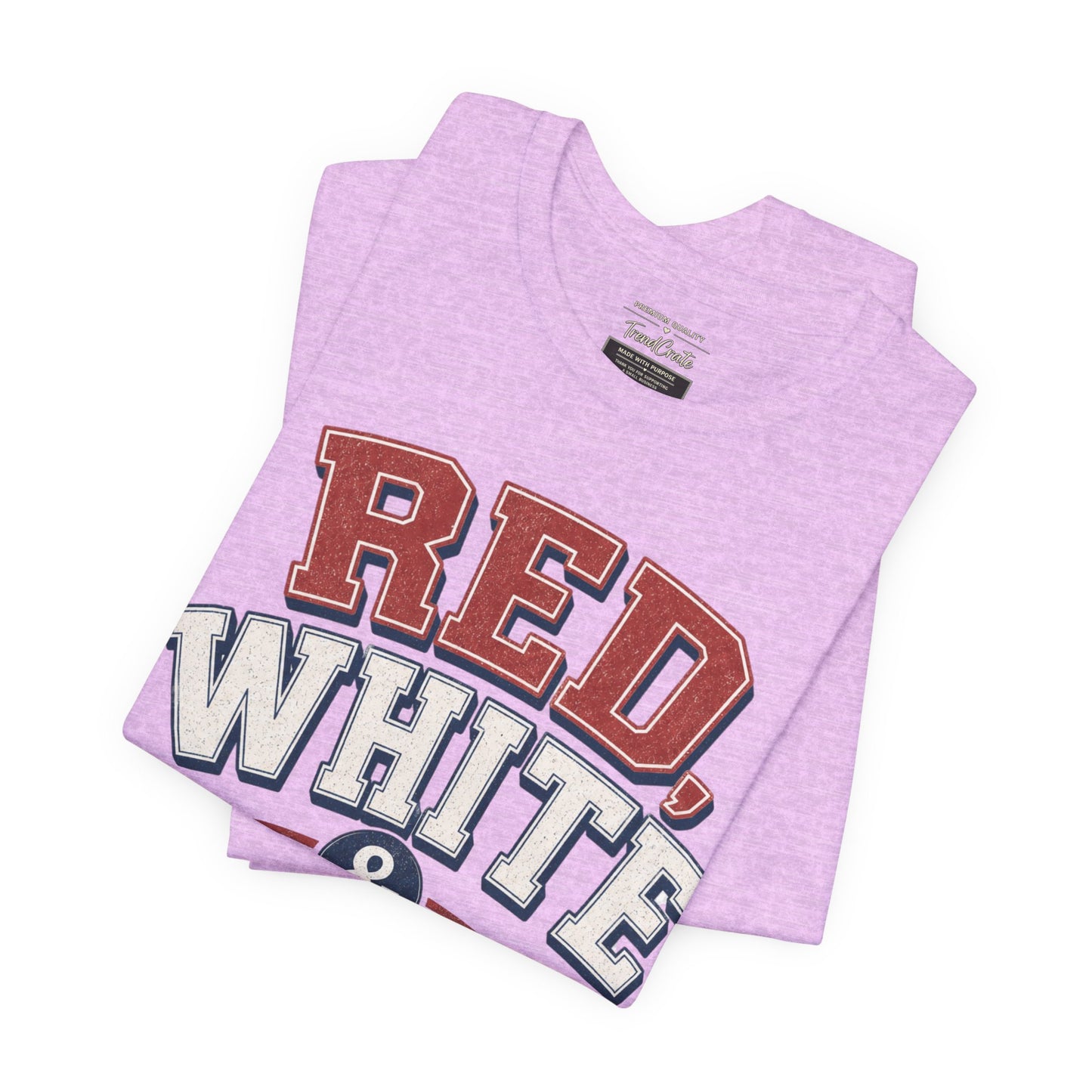 Red, White & Charting Tee
