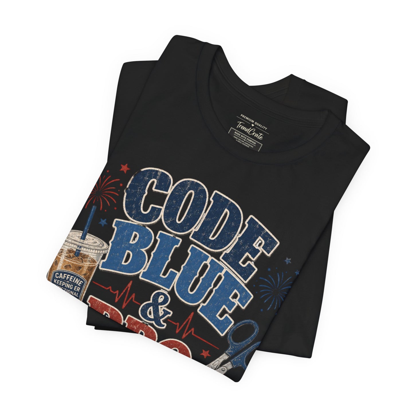 Code Blue & BBQ Tee