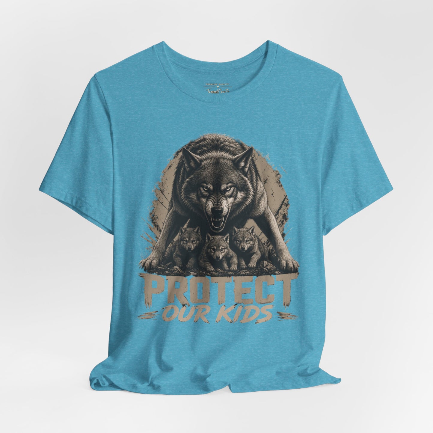Protect Our Kids T-Shirt — Wolf Pack Family Protection Tee