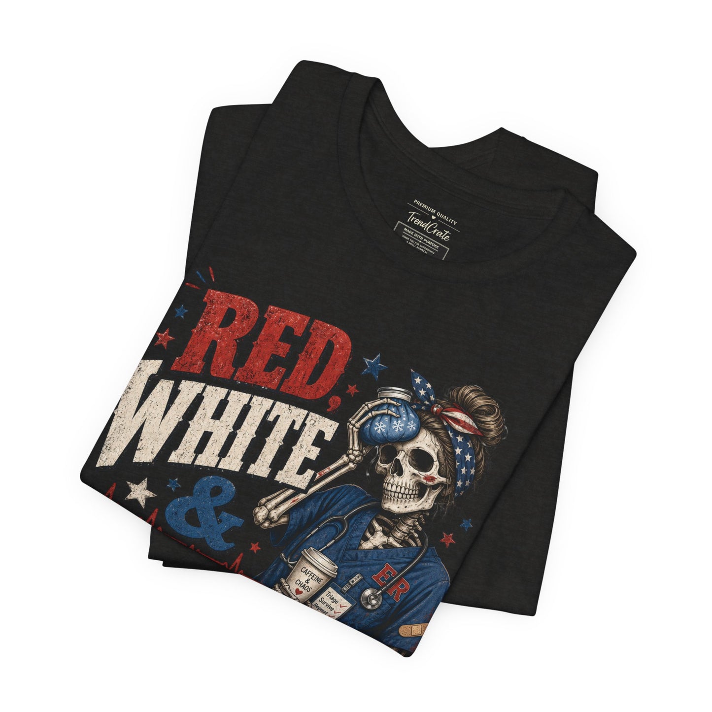 Red White & Bruised Tee