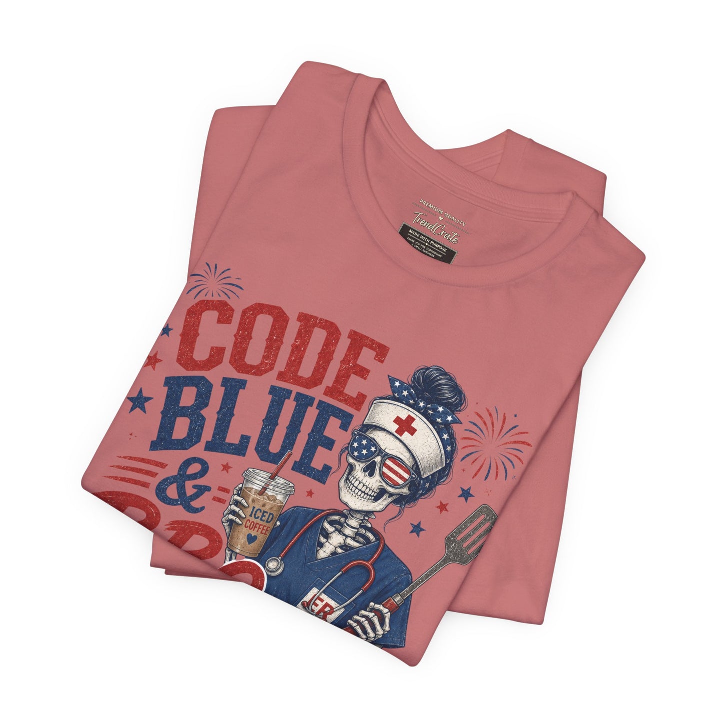 Code Blue & BBQ EMS Tee